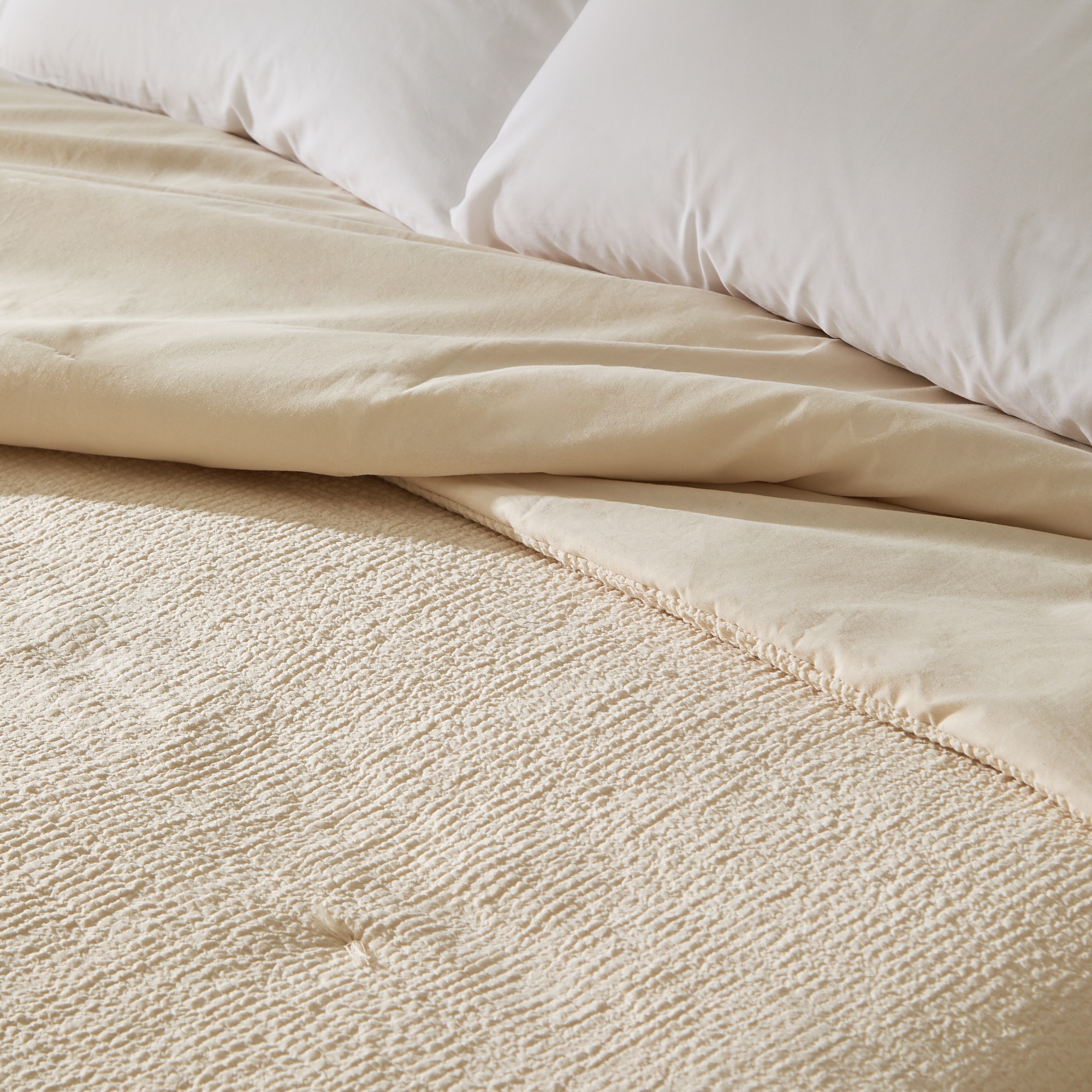 Edredón algodón Soma El Corte Inglés - Beige Cama 90 cm Beige-3