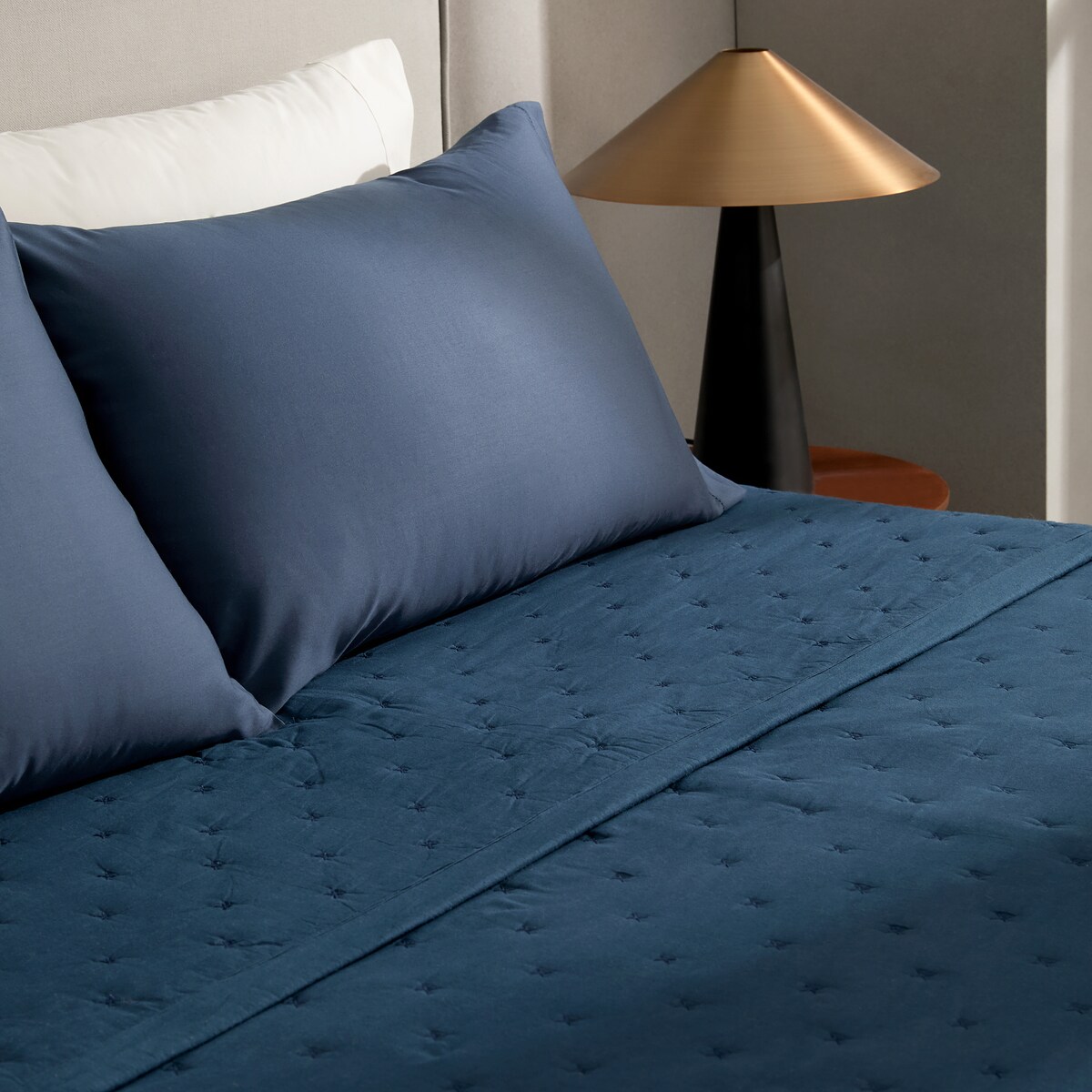 Edredão de Algodão Corbin Azul-2