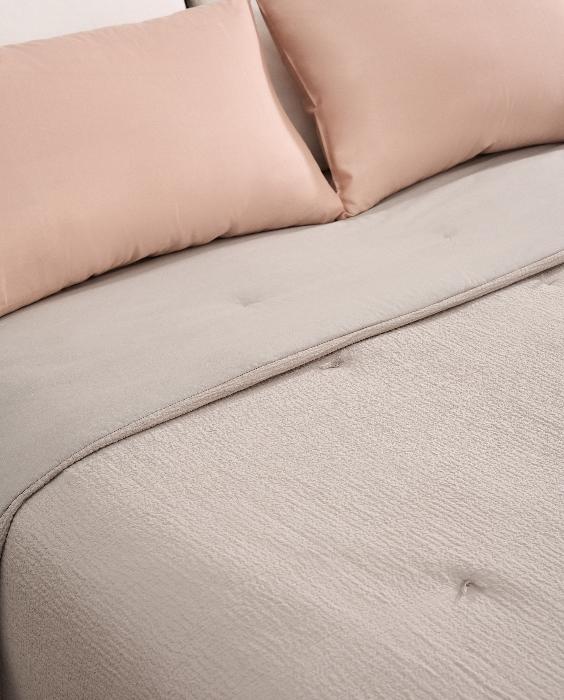 Edredón algodón Soma El Corte Inglés - Gris Cama 90 cm Gris-2