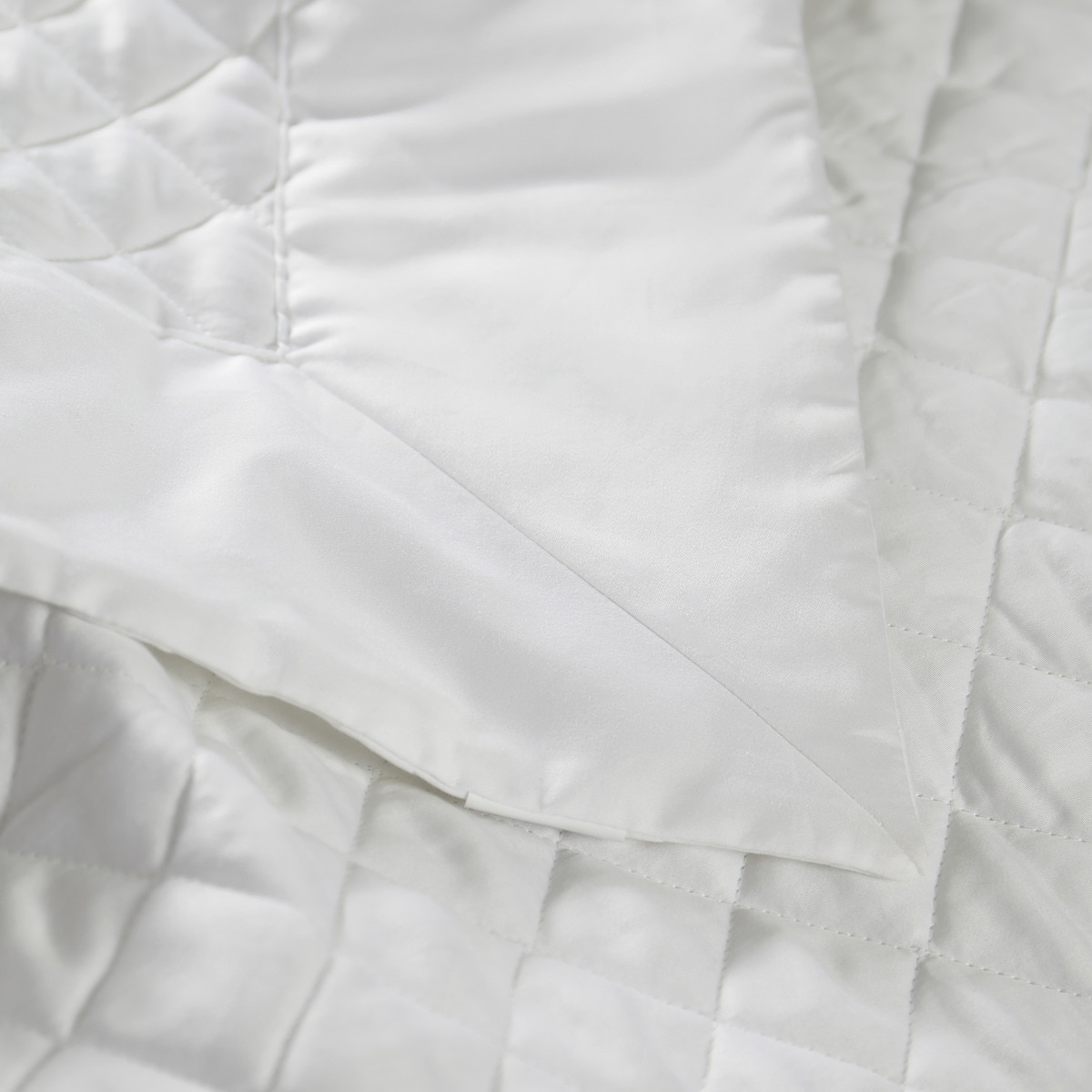 Edredón satén algodón Diamond El Corte Inglés - Blanco Cama 90 cm Blanco-2