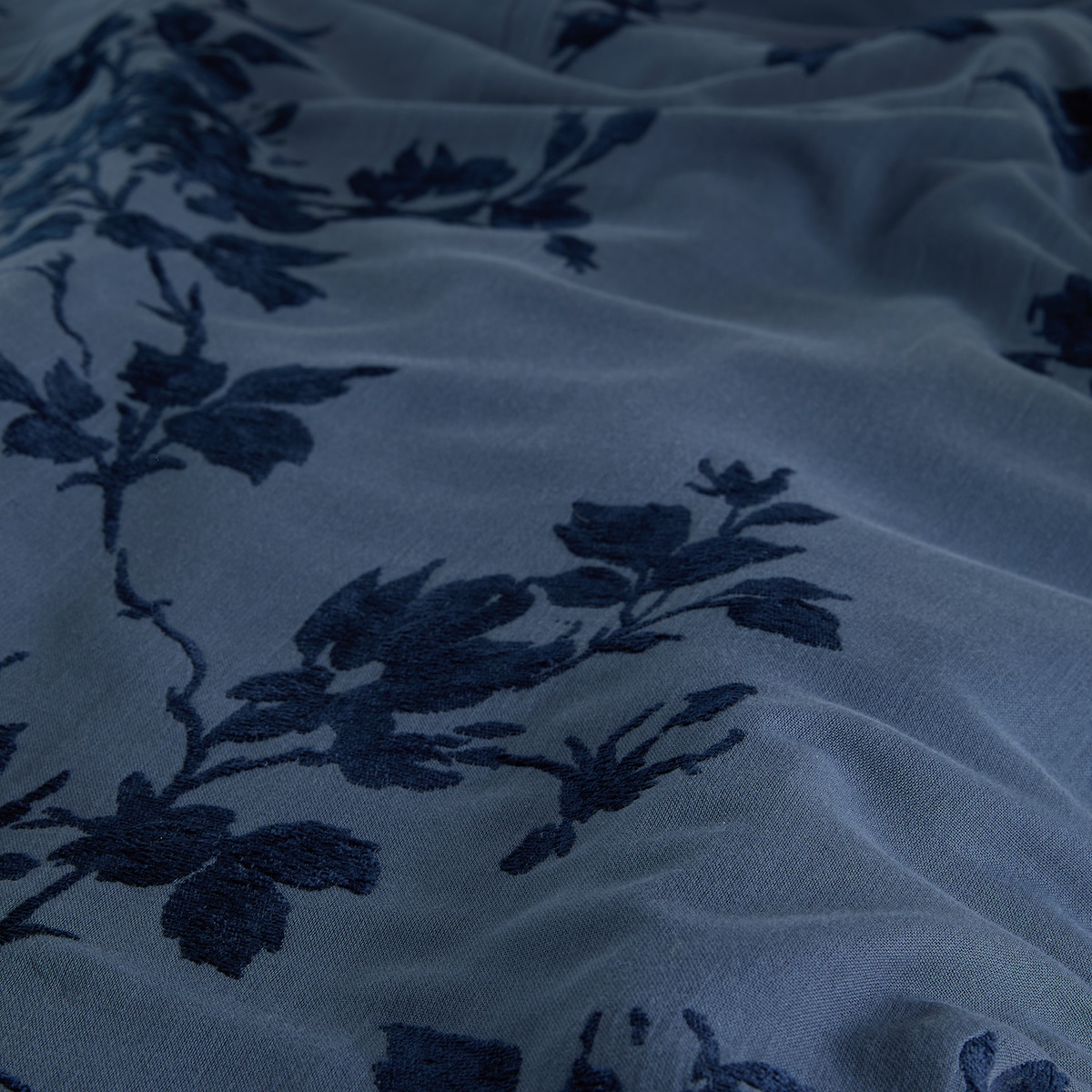 Edredón algodón y viscosa Asher Azul-3