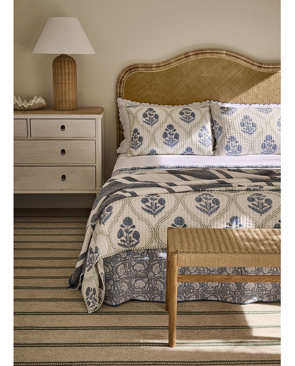 Edredón algodón Le Ciel - Azul Cama 90 cm Azul-5