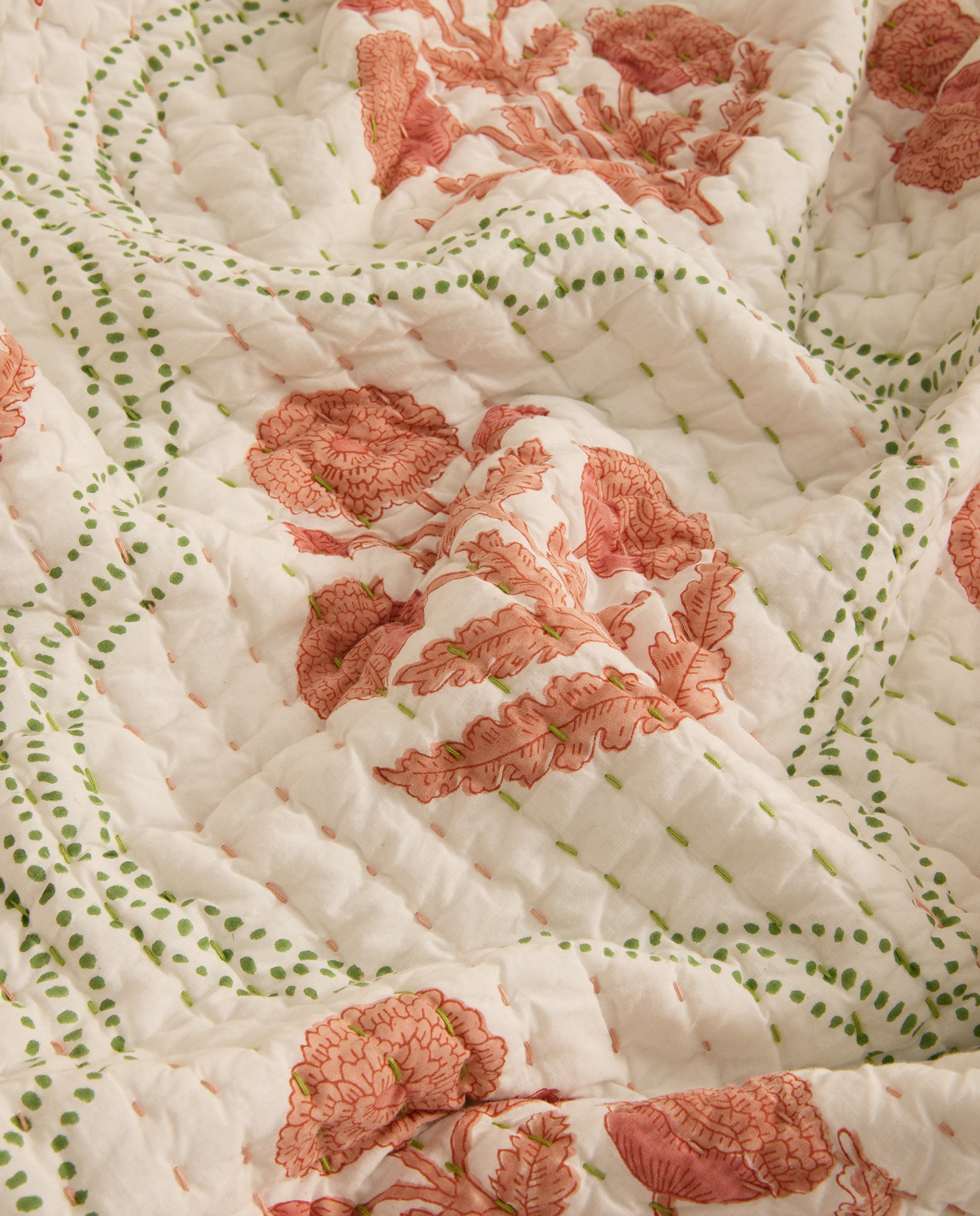 Edredão de Algodão Le Ciel Coral-3