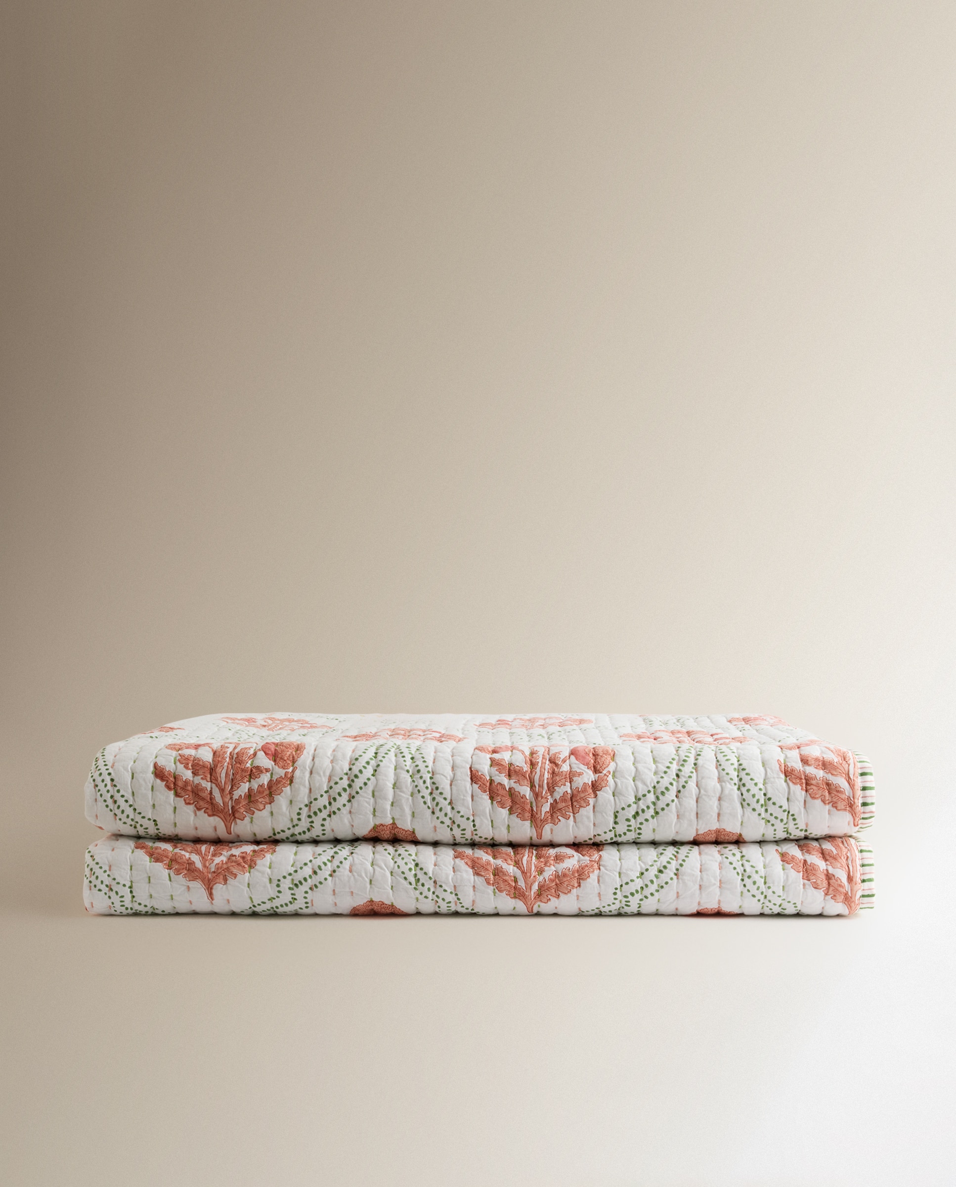 Edredão de Algodão Le Ciel Coral-4