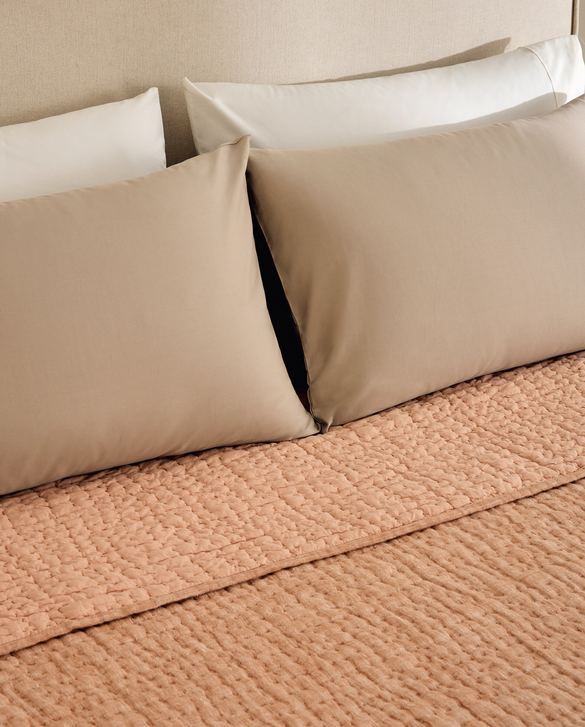Edredón algodón Handa - Azul Cama 180 cm Rosa-2