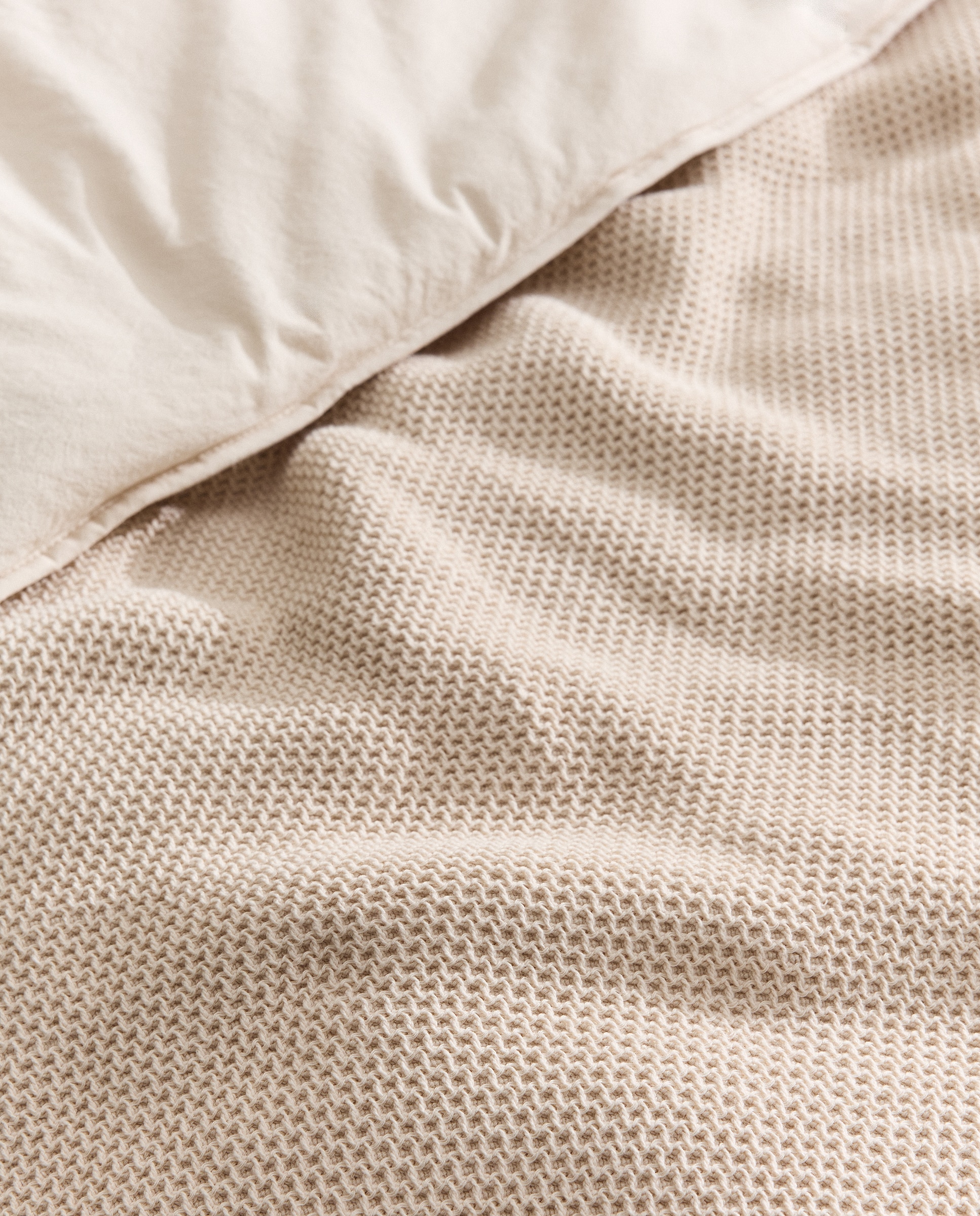 Edredón algodón Glenn - Beige Cama 150 cm Beige-3
