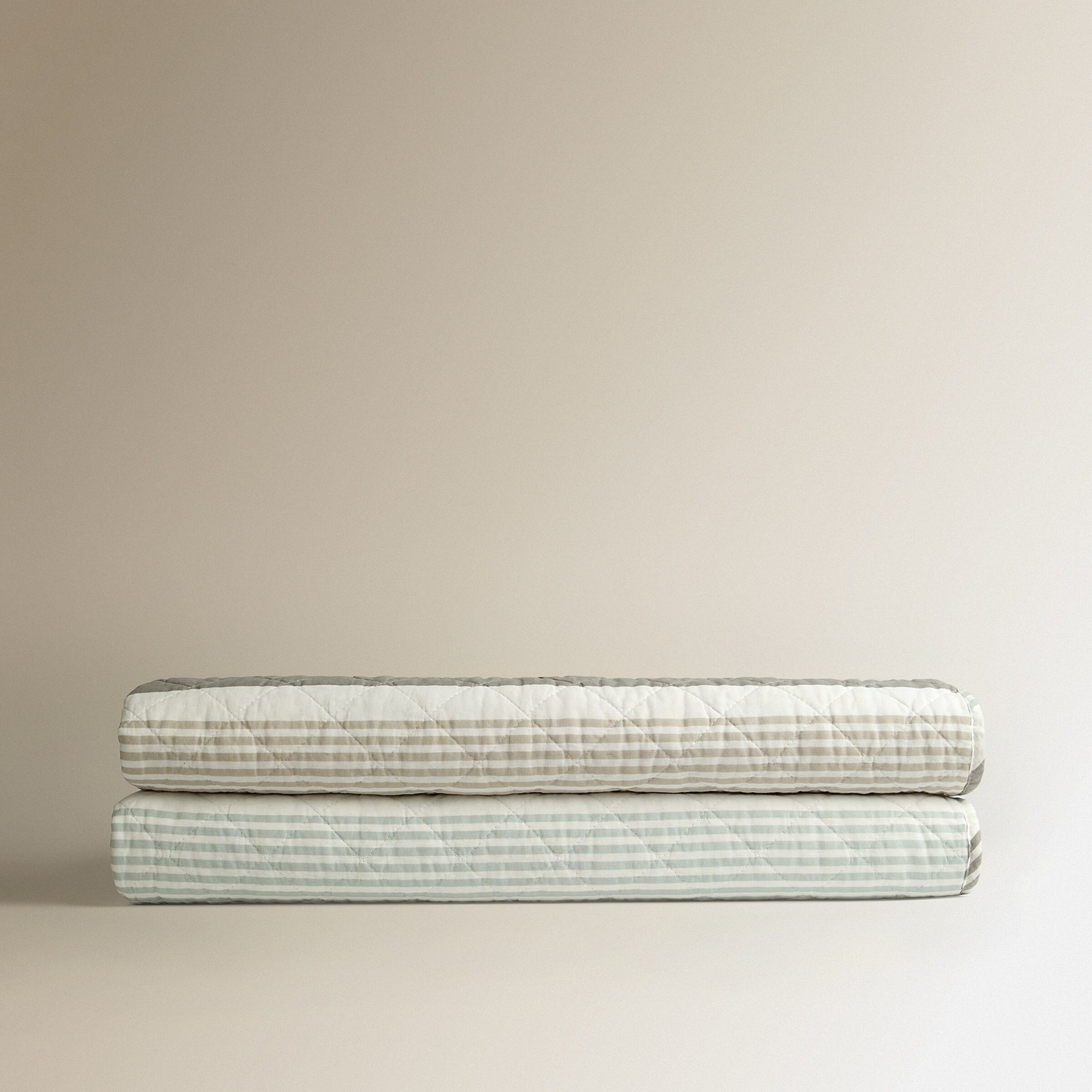Edredón reversible Coen Basics - El Corte Inglés Verde-5