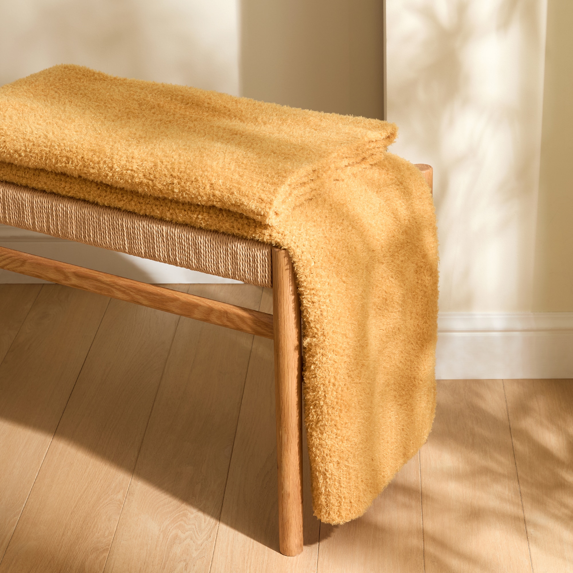 Manta Decorativa Genebra Amarelo-1