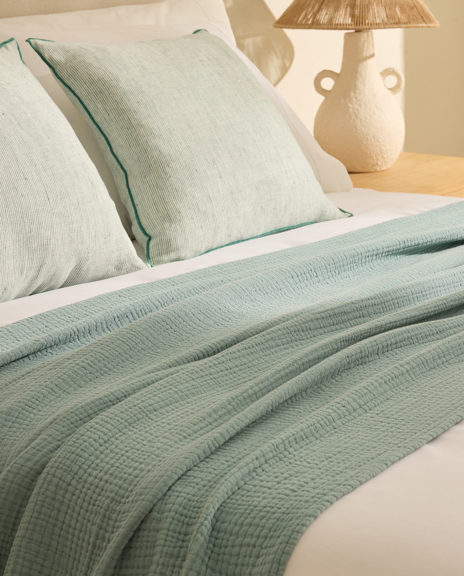 Imagem 0 de Manta decorativa de algodão Vera