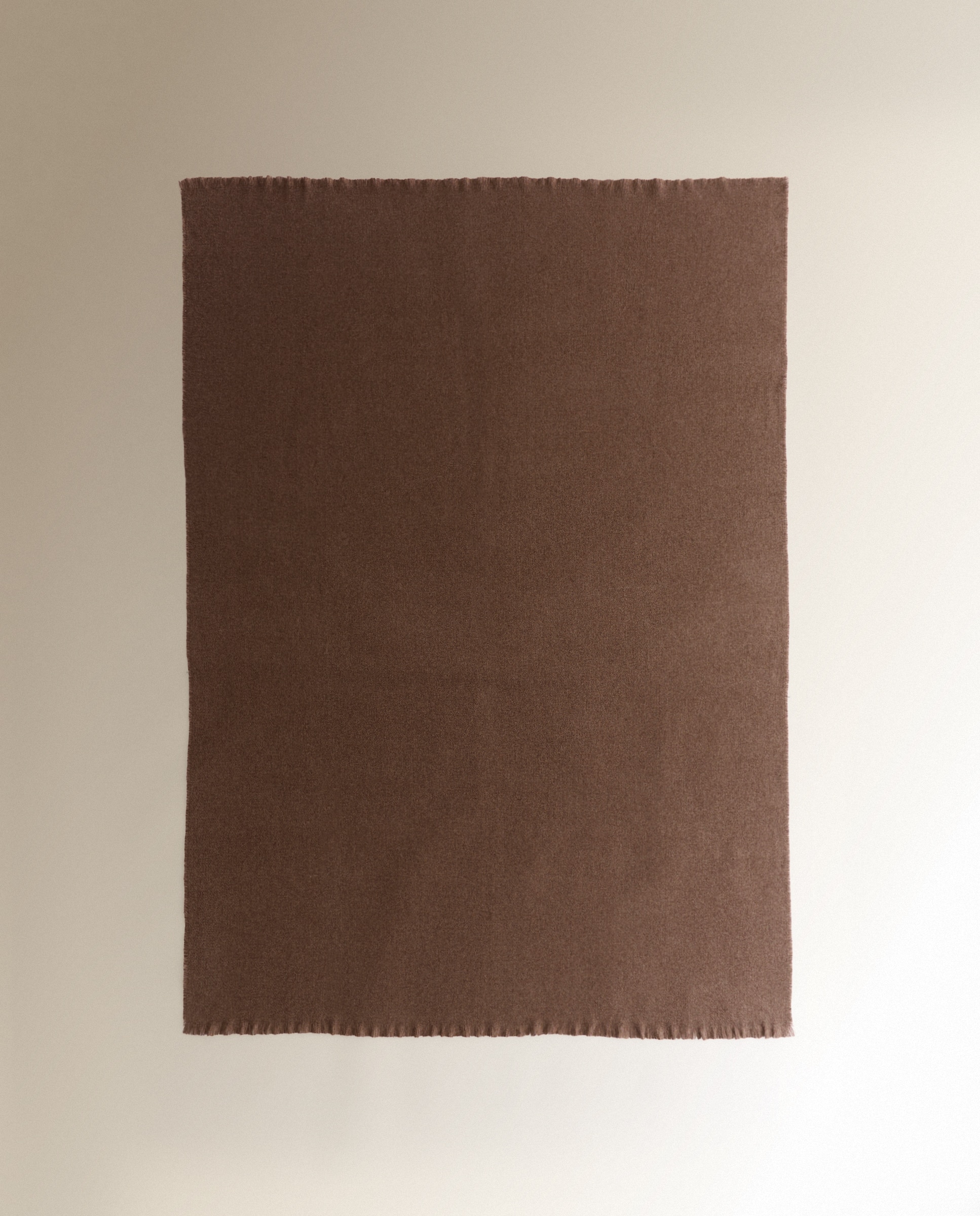 Manta decorativa Nantes - Marrón 140 x 190 cm Marrón-4