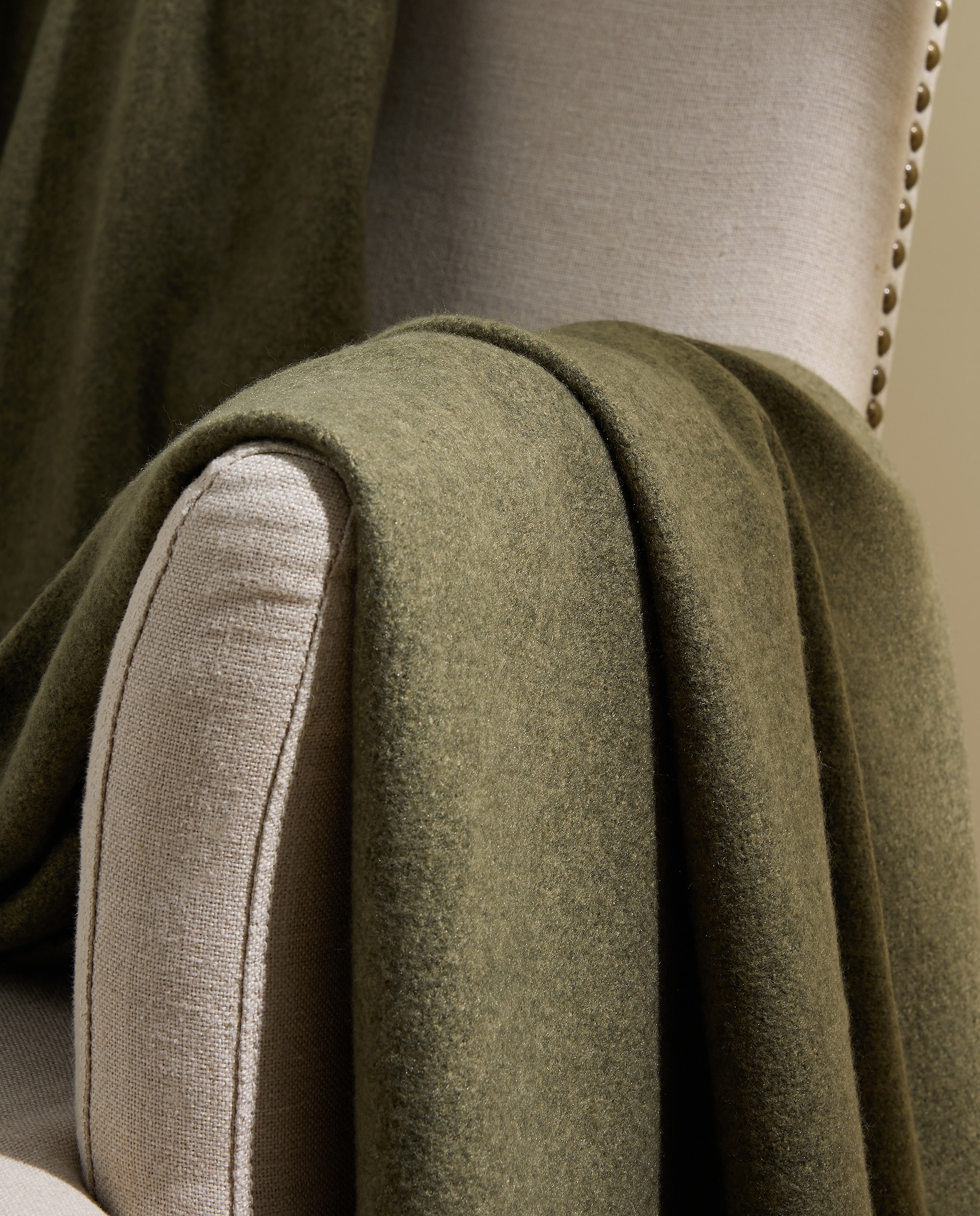 Manta decorativa Nantes - Verde 140 x 190 cm Verde-3