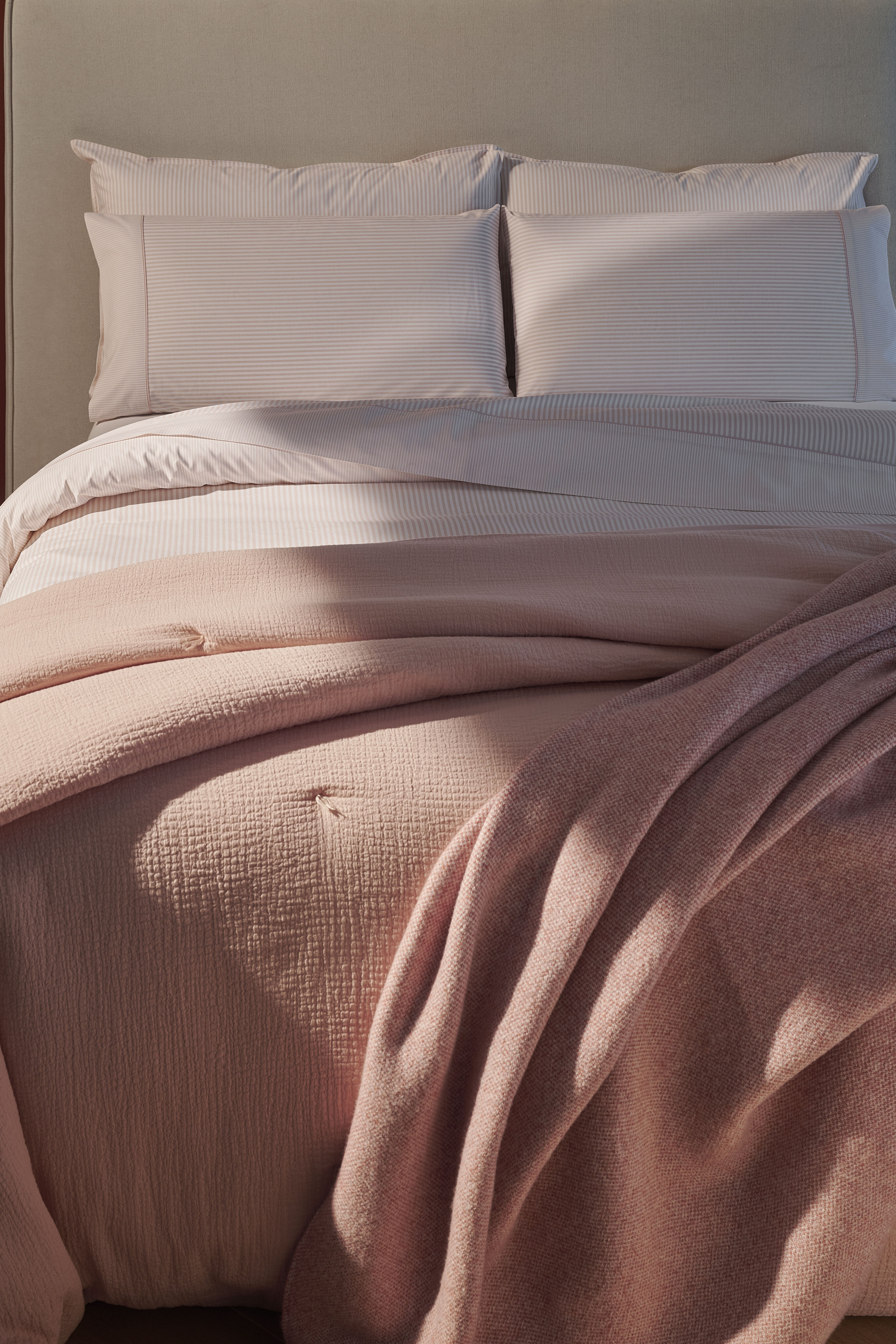 Manta decorativa Parker - Rosa 140 x 190 cm Rosa-5