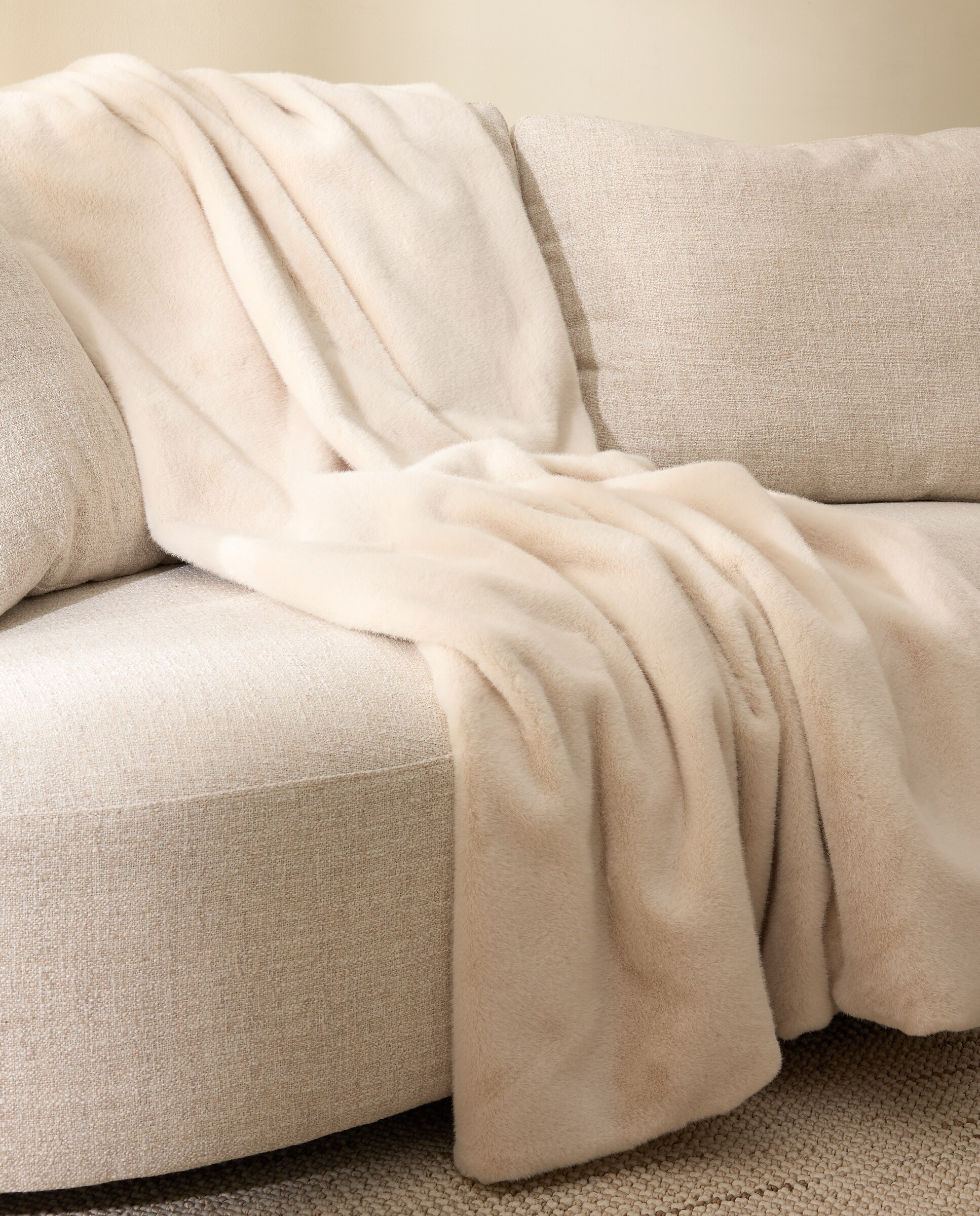 Manta decorativa Rolland - Crudo 140 x 190 cm Crudo-1