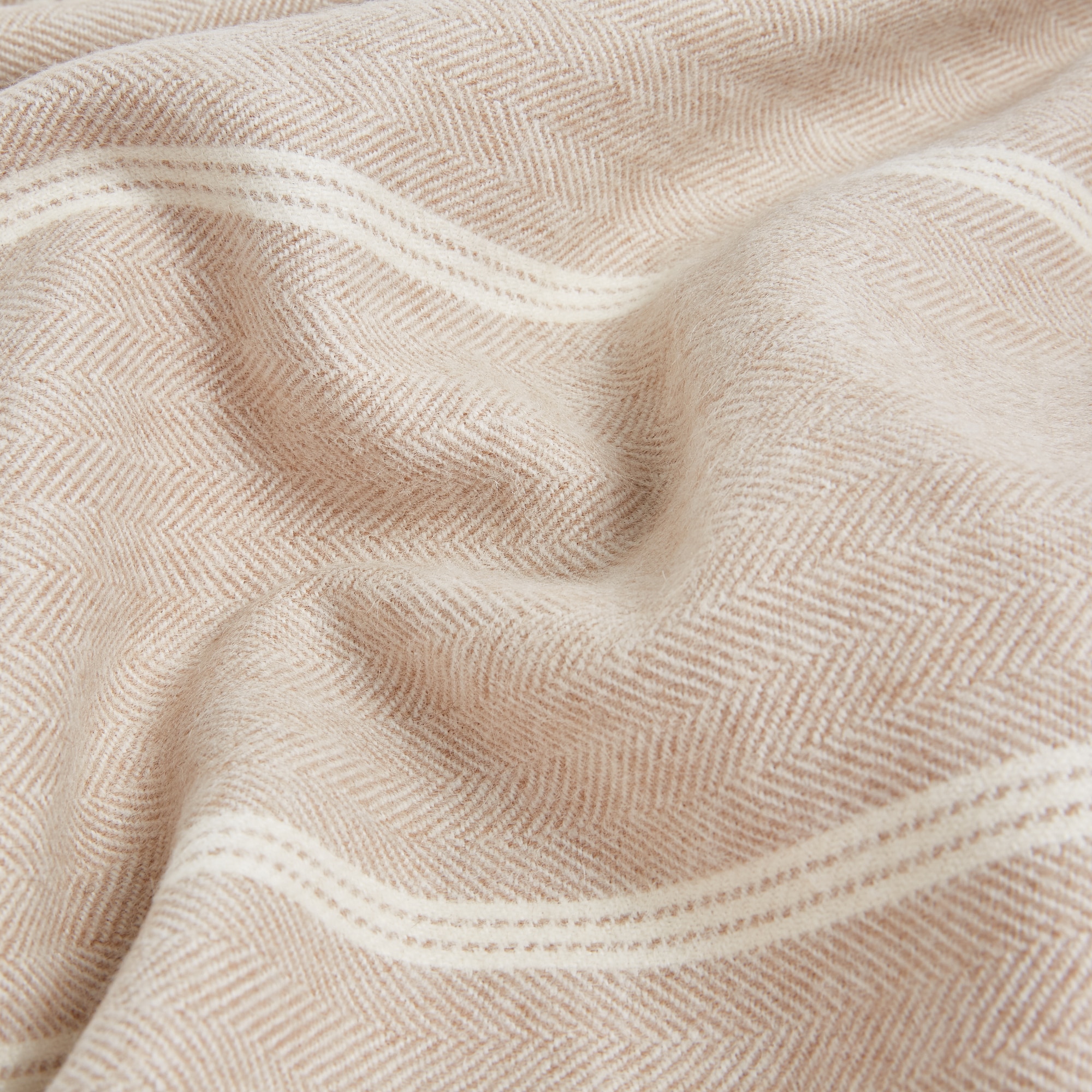 Manta decorativa alpaca Anna El Corte Inglés - Beige 130 x 170 cm Beige-4