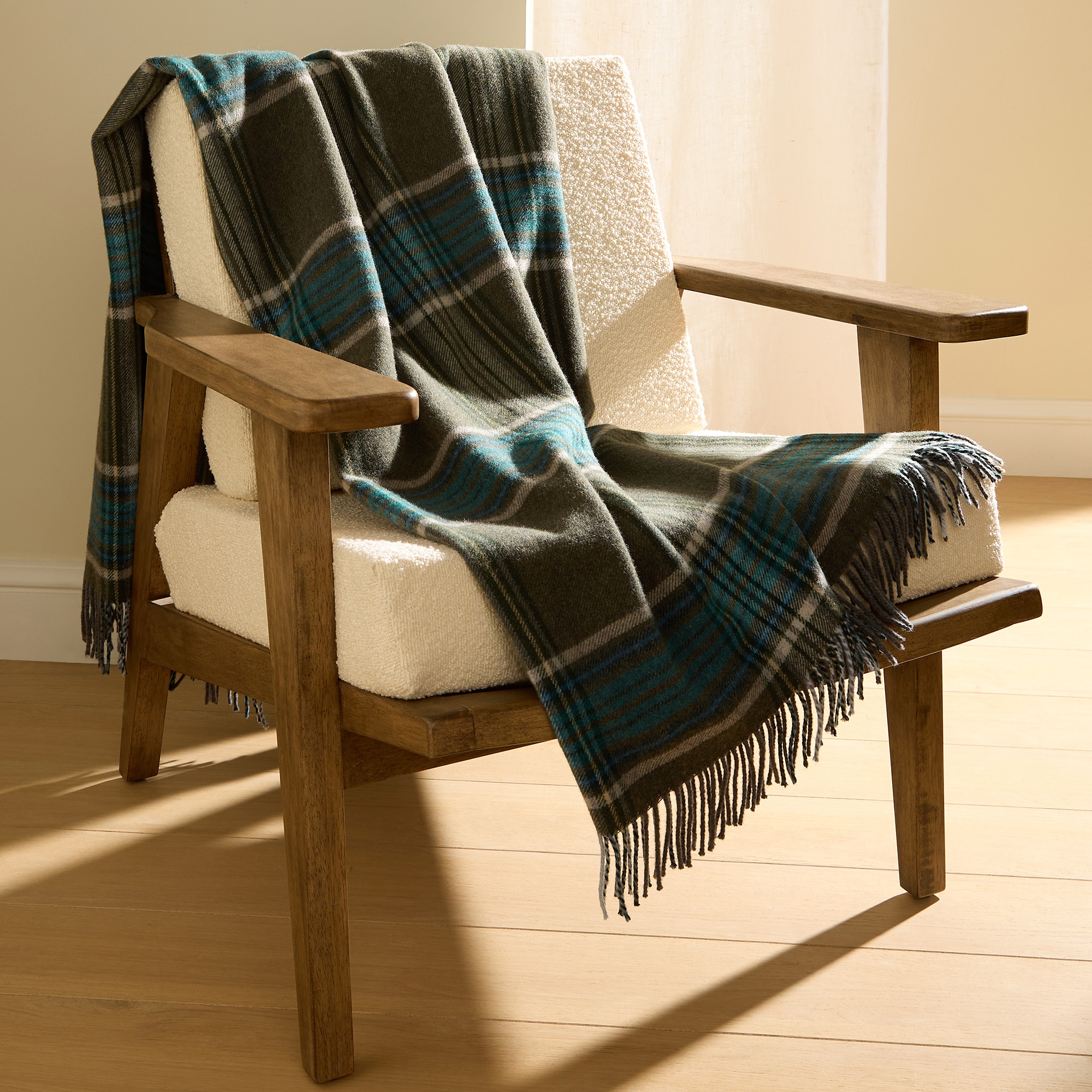 Imagem 0 de Manta Decorativa de Lã e Caxemira Coira