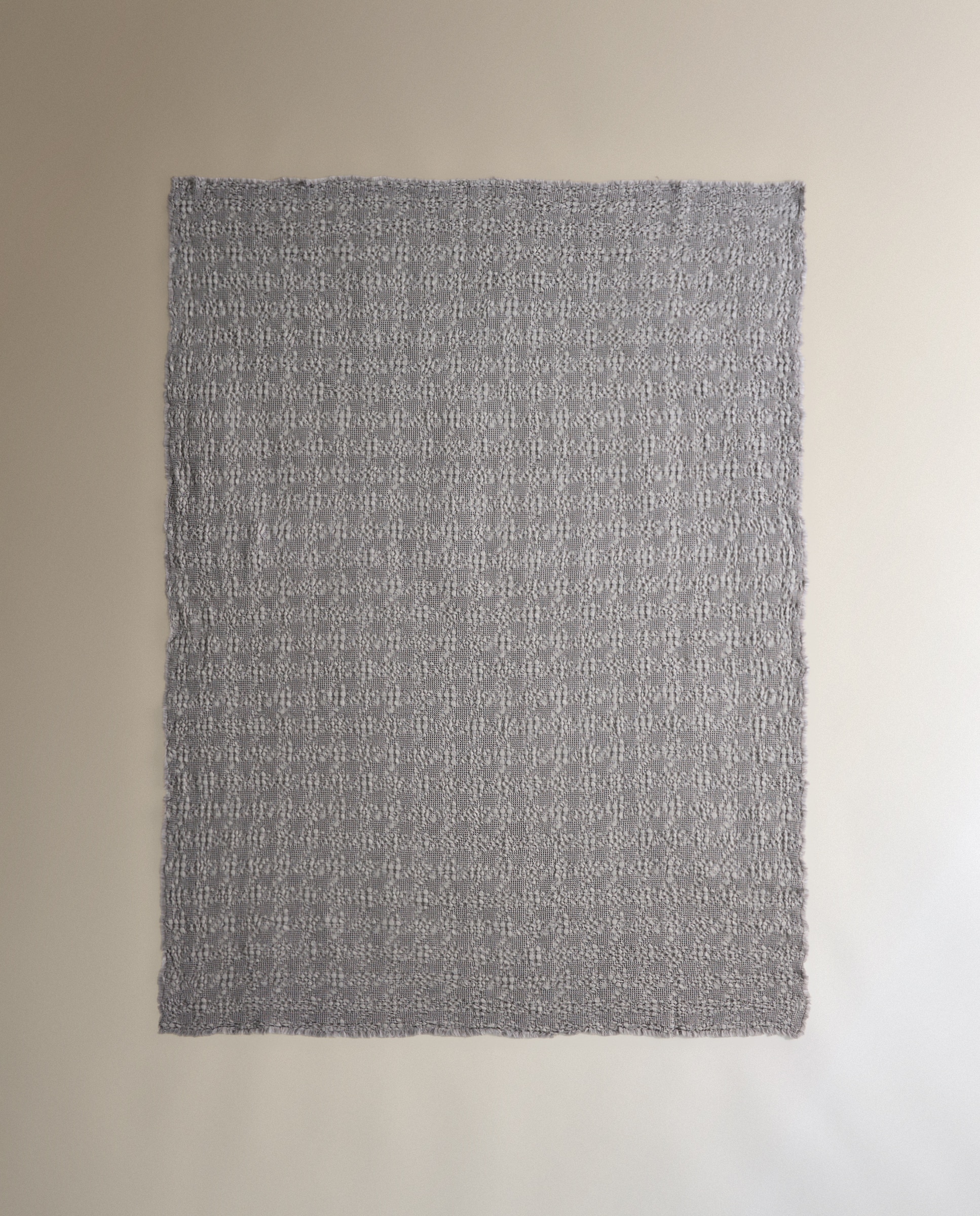 Manta Decorativa Pauline Cinzento-4