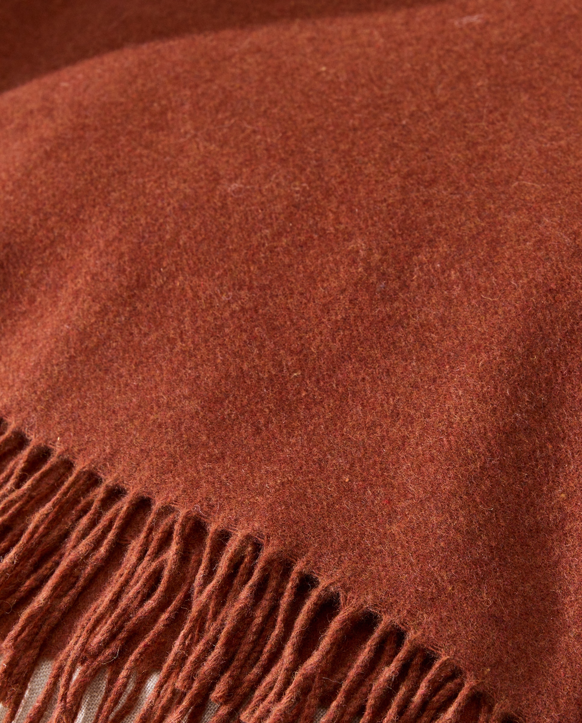 Manta decorativa lana y cashmere Reneé - Granate 140 x 190 cm Granate-3