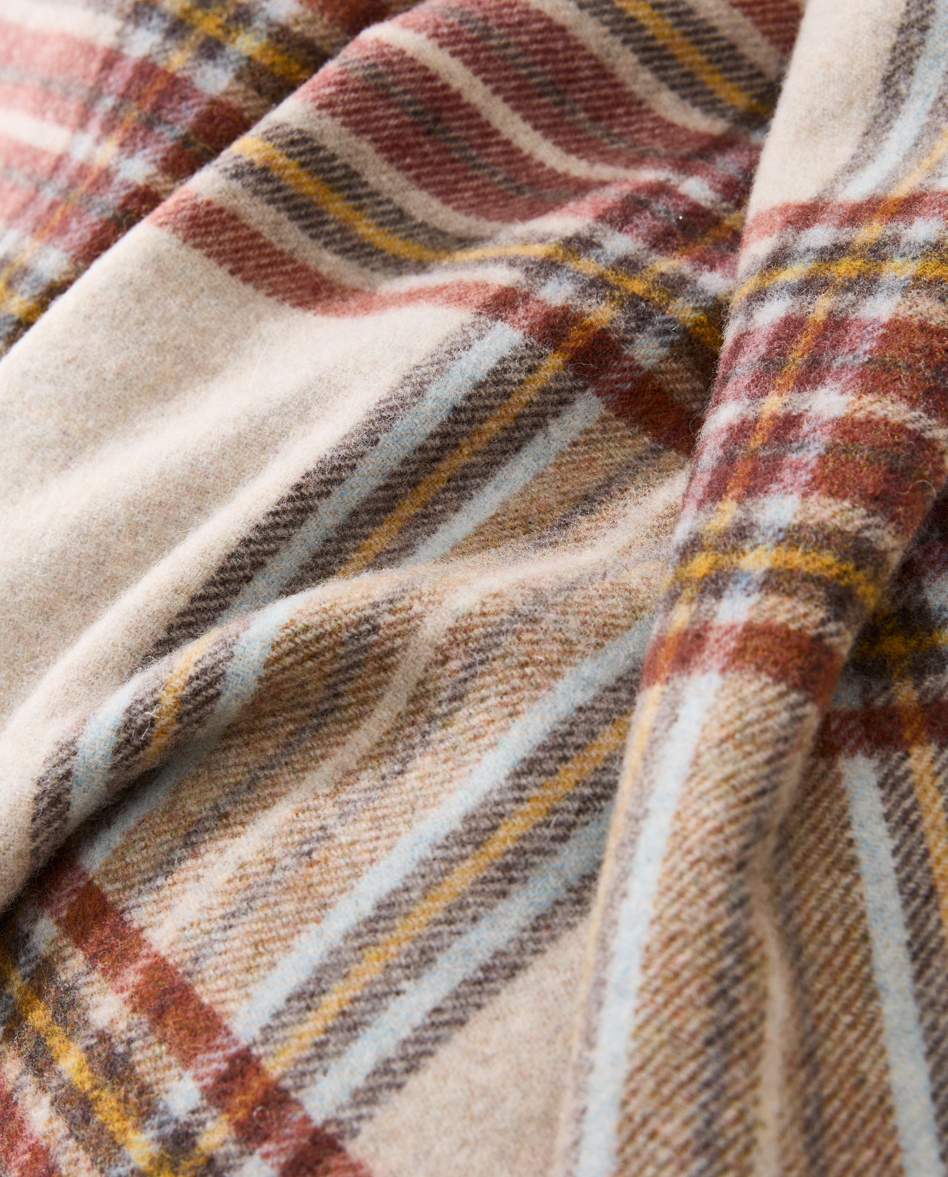 Imagen 3 de Manta decorativa lana y cashmere Coira - Granate 140 x 190 cm Granate