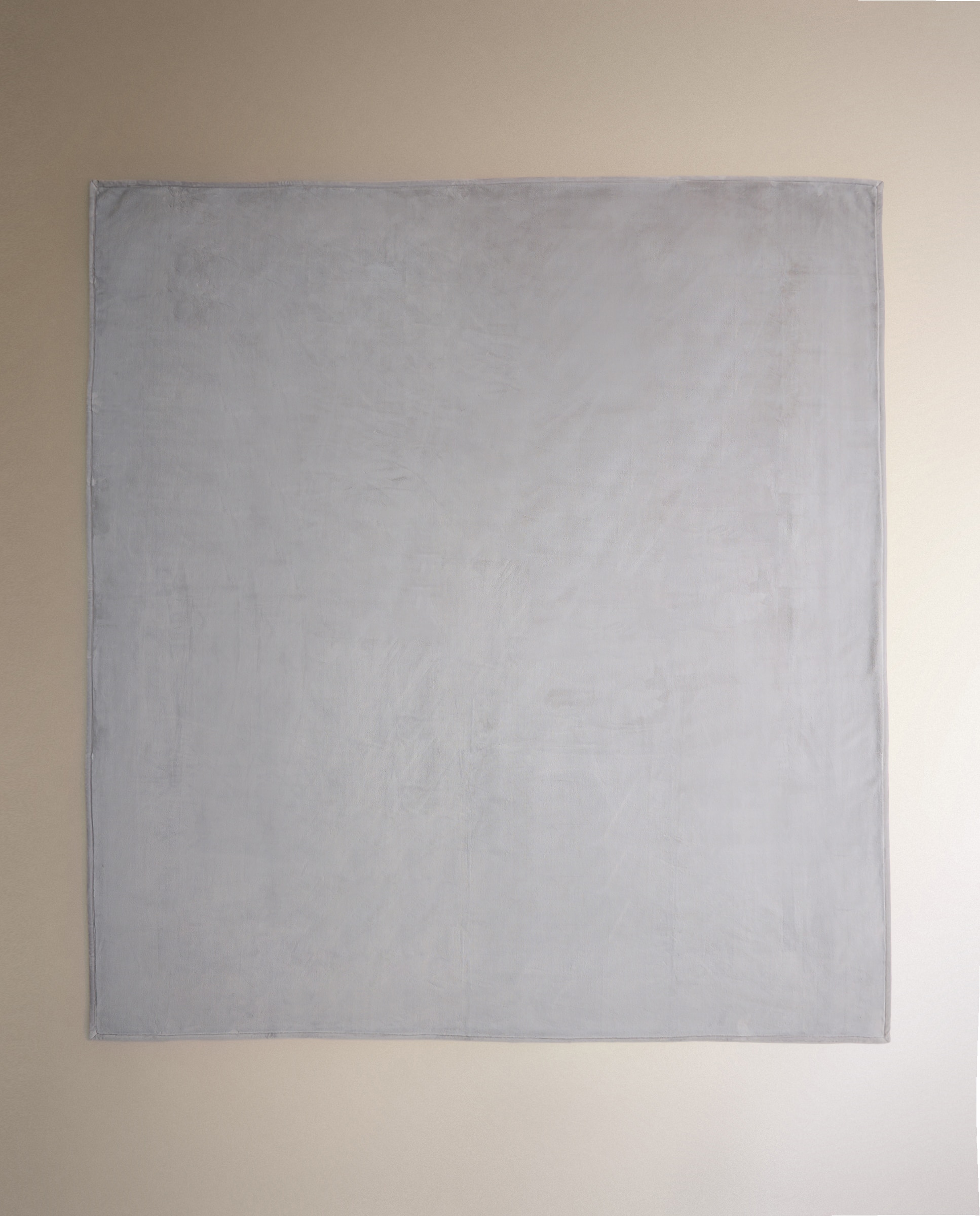 Manta de cama extra suave Corviglia - Gris Cama 90 cm Gris-4