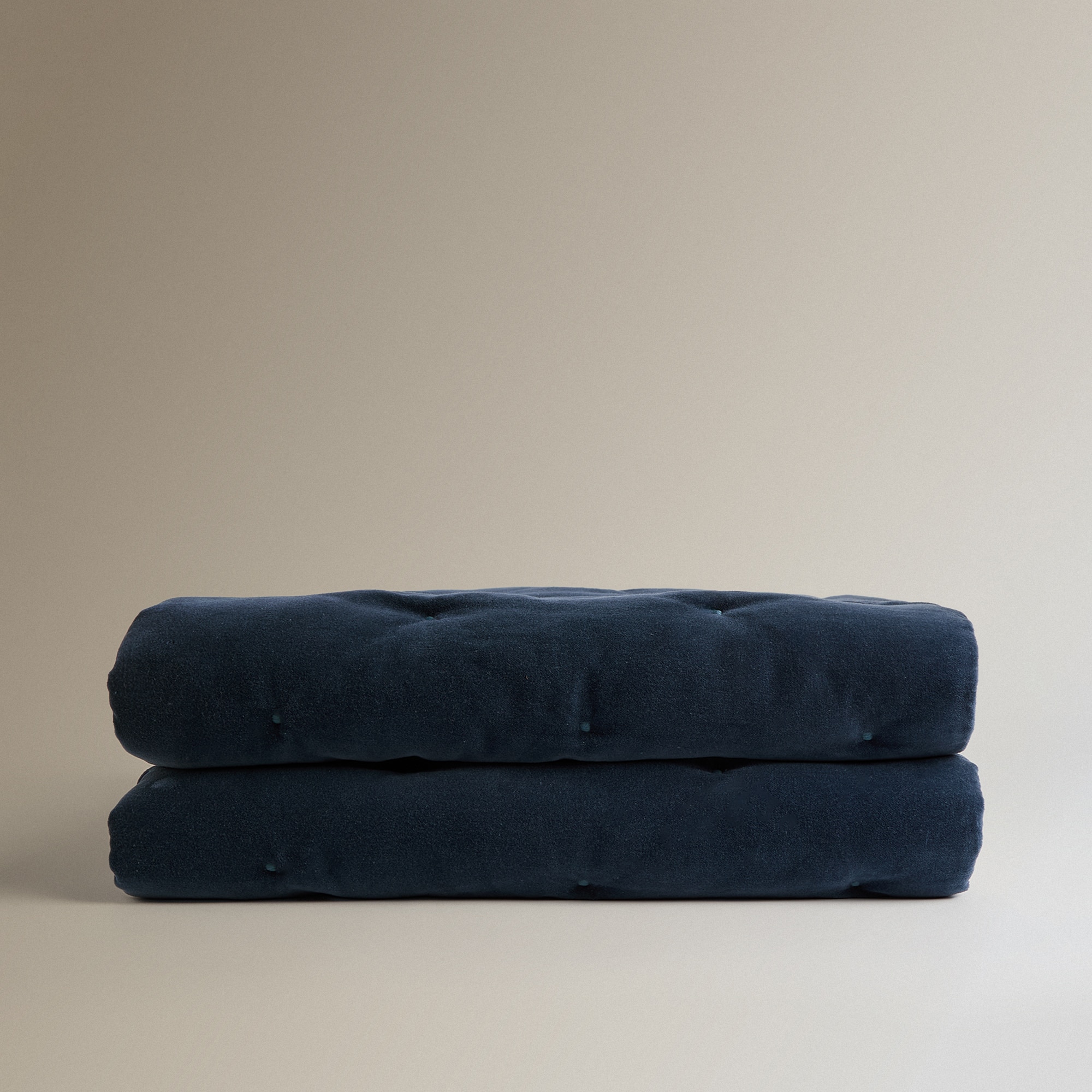 Pé de Cama de Algodão Lauren Azul-3