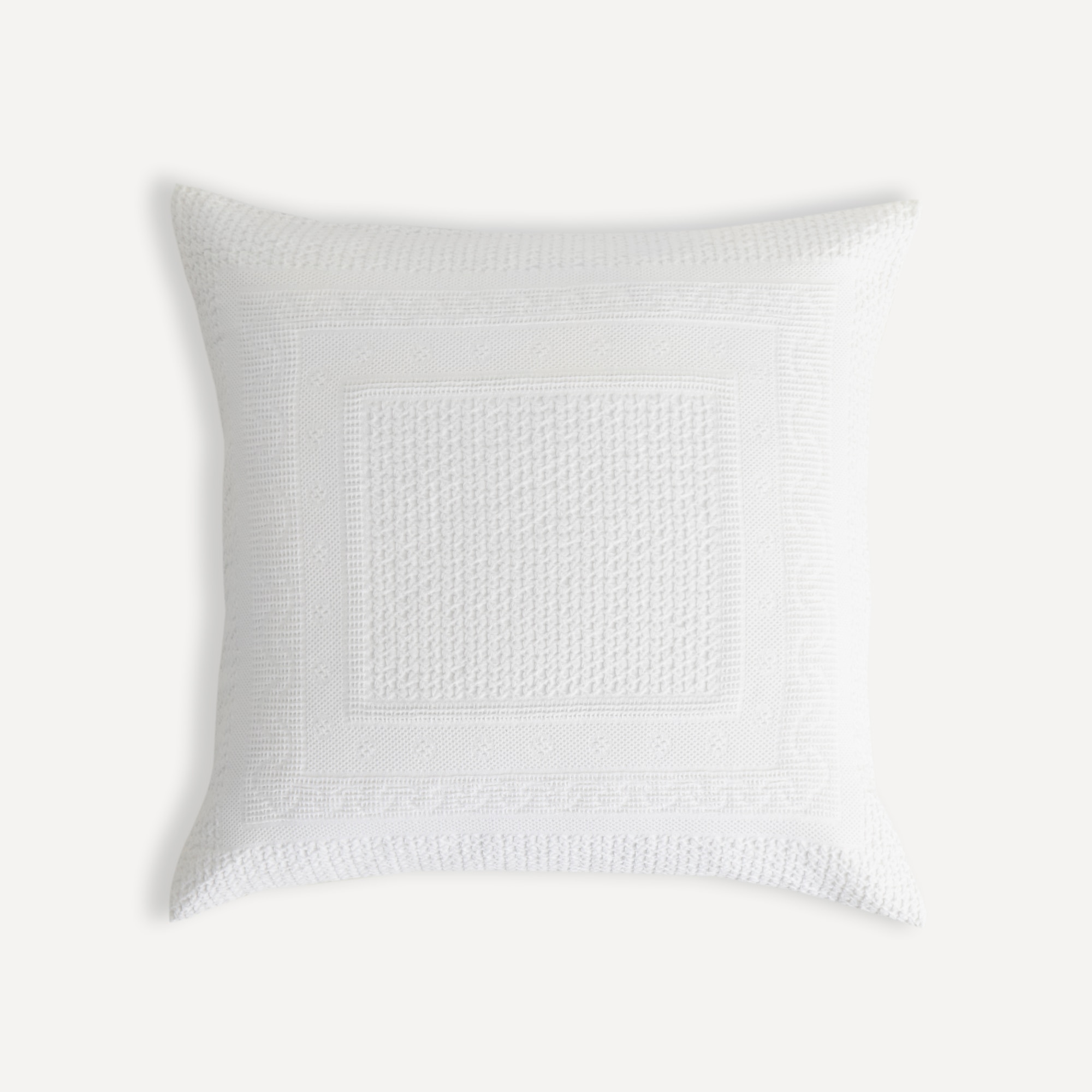 Capa de Almofada de Algodão Bruni Branco-1