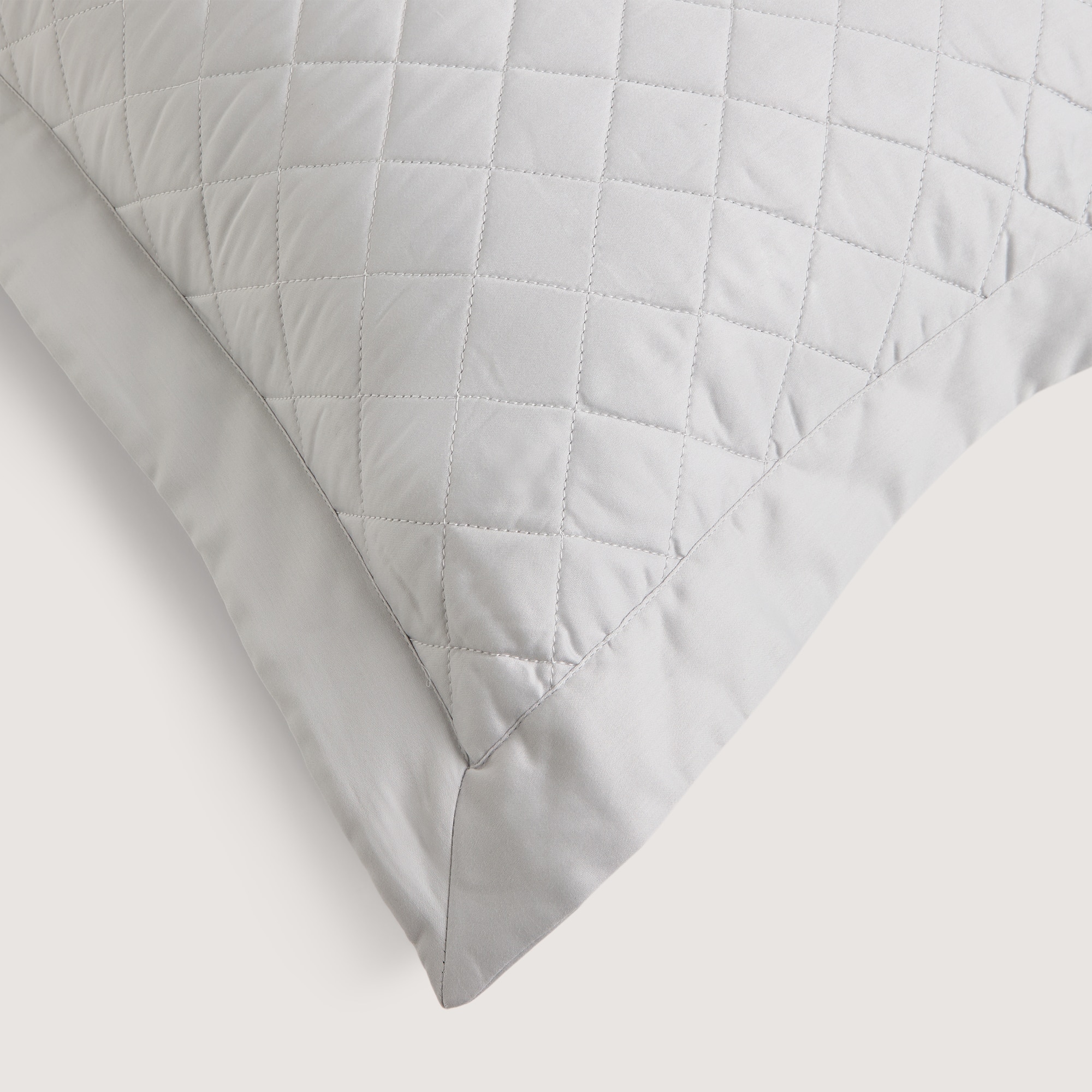 Capa de Almofada de Cetim Algodão Diamond Pérola-3