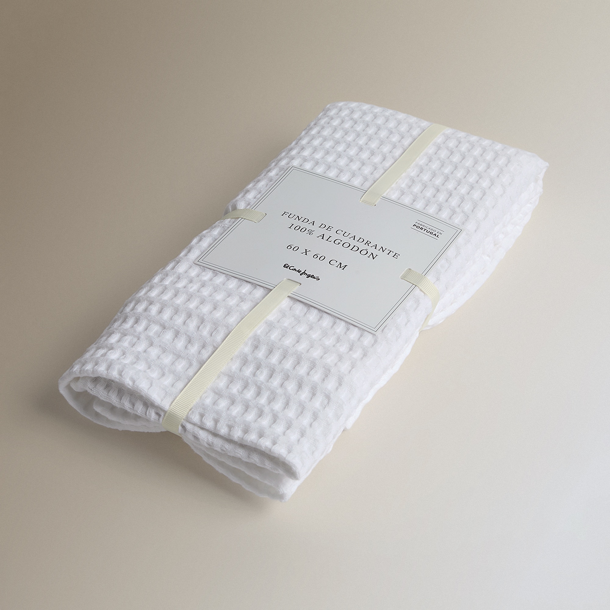 Imagen 5 de Funda de cuadrante algodón Marlene El Corte Inglés - Blanco 60 x 60 cm Blanco
