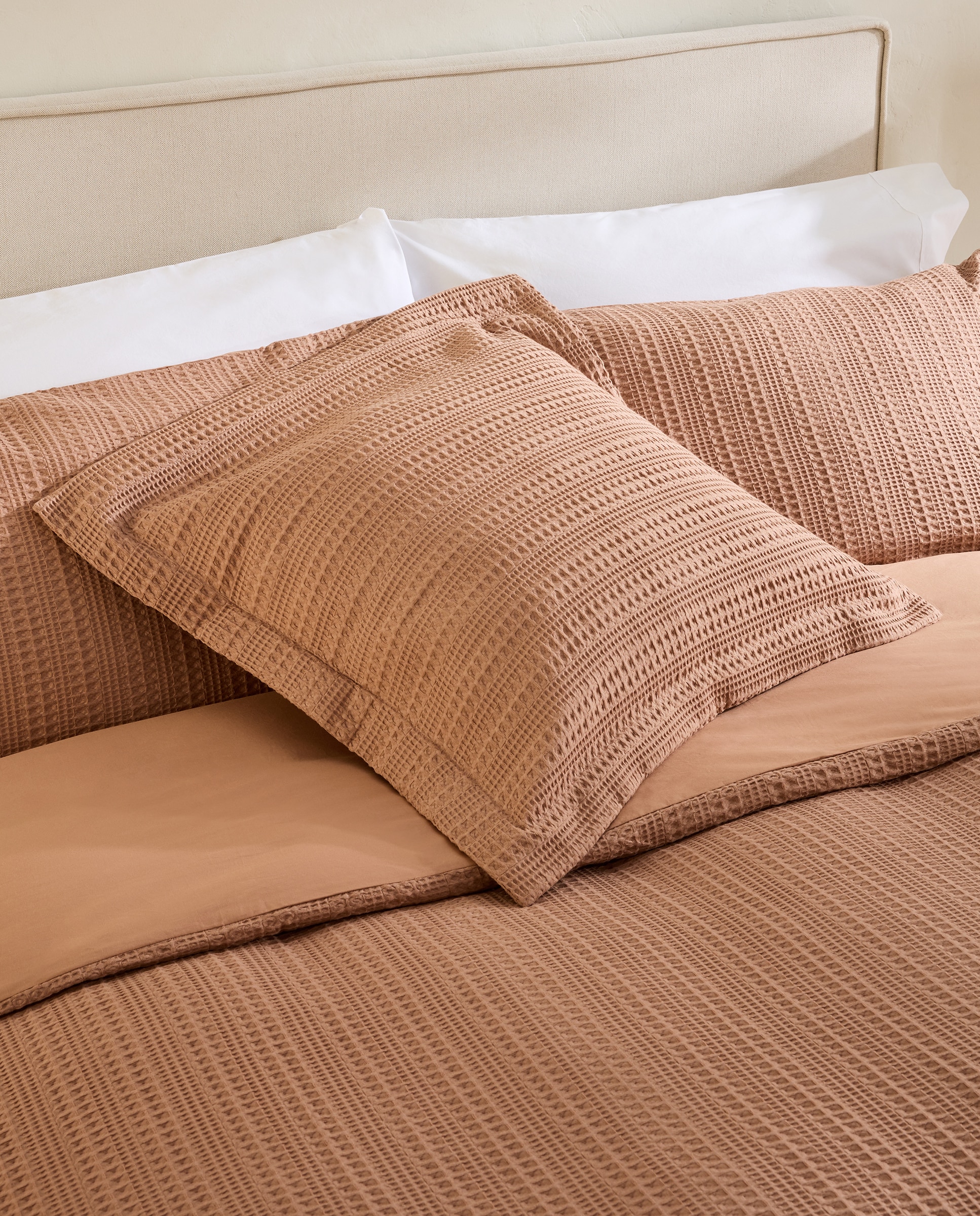 Capa quadrada Cotton Rosa-1