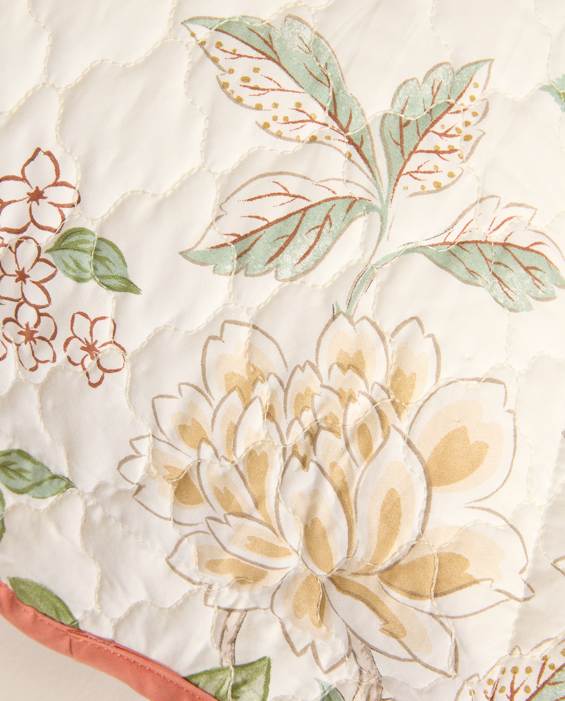 Capa de Almofada Retangular de Algodão Eiren Bege-3