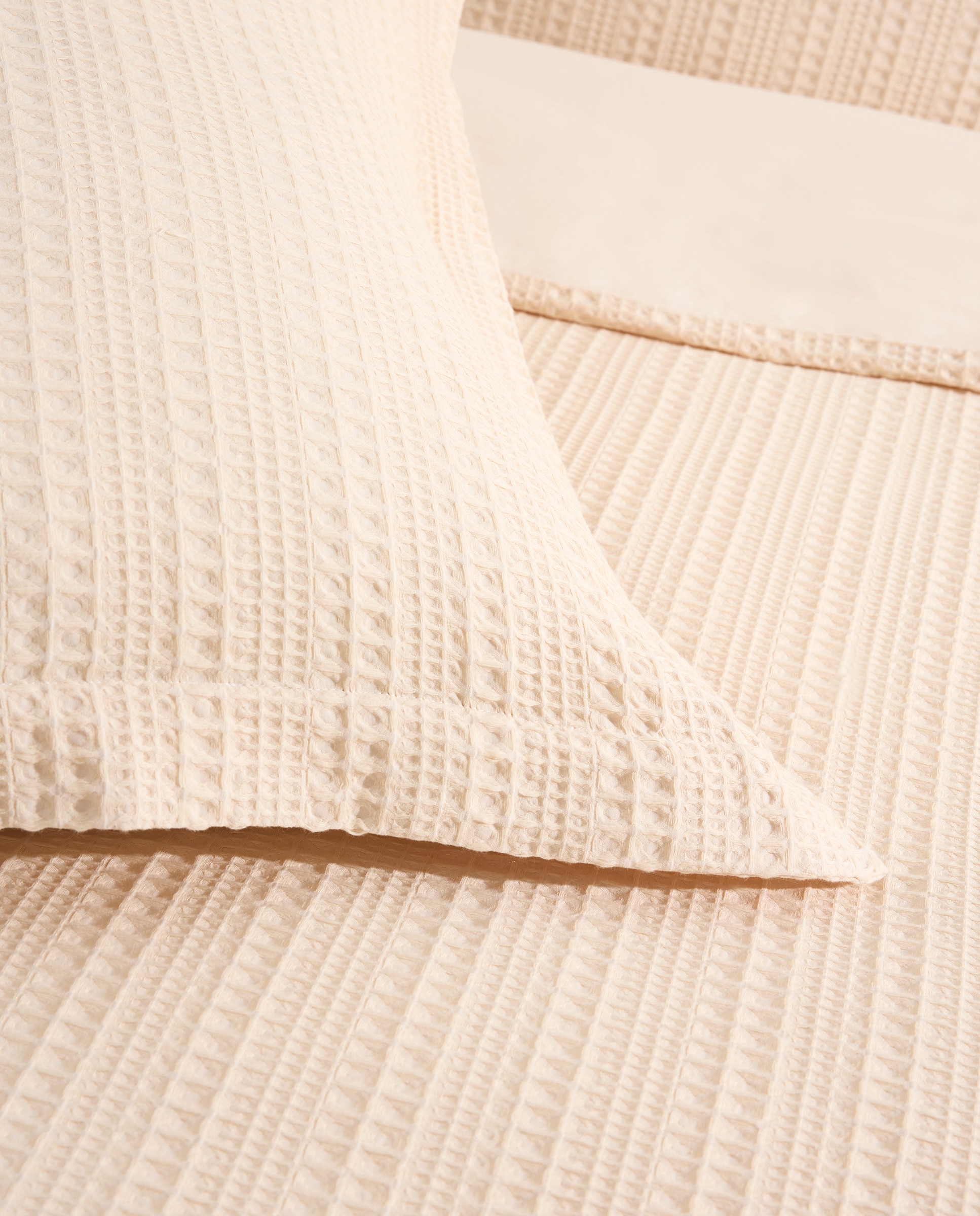 Capa de colchão em algodão Cotton El Corte Inglés Cru-3