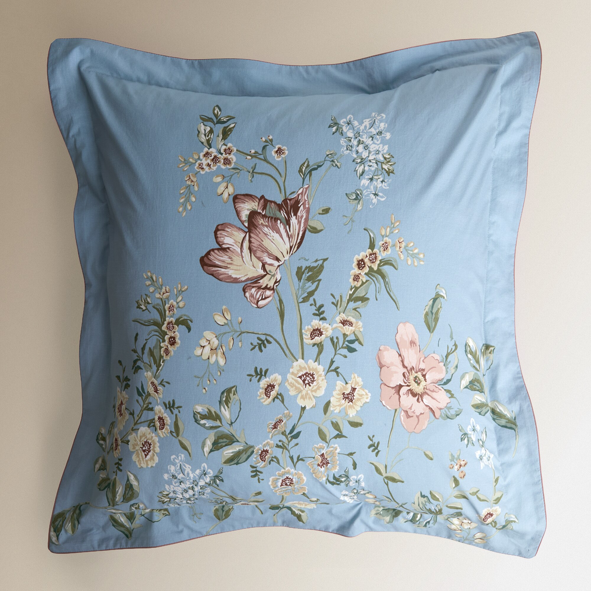 Capa de Almofada de Algodão Orleans Multicolor-2