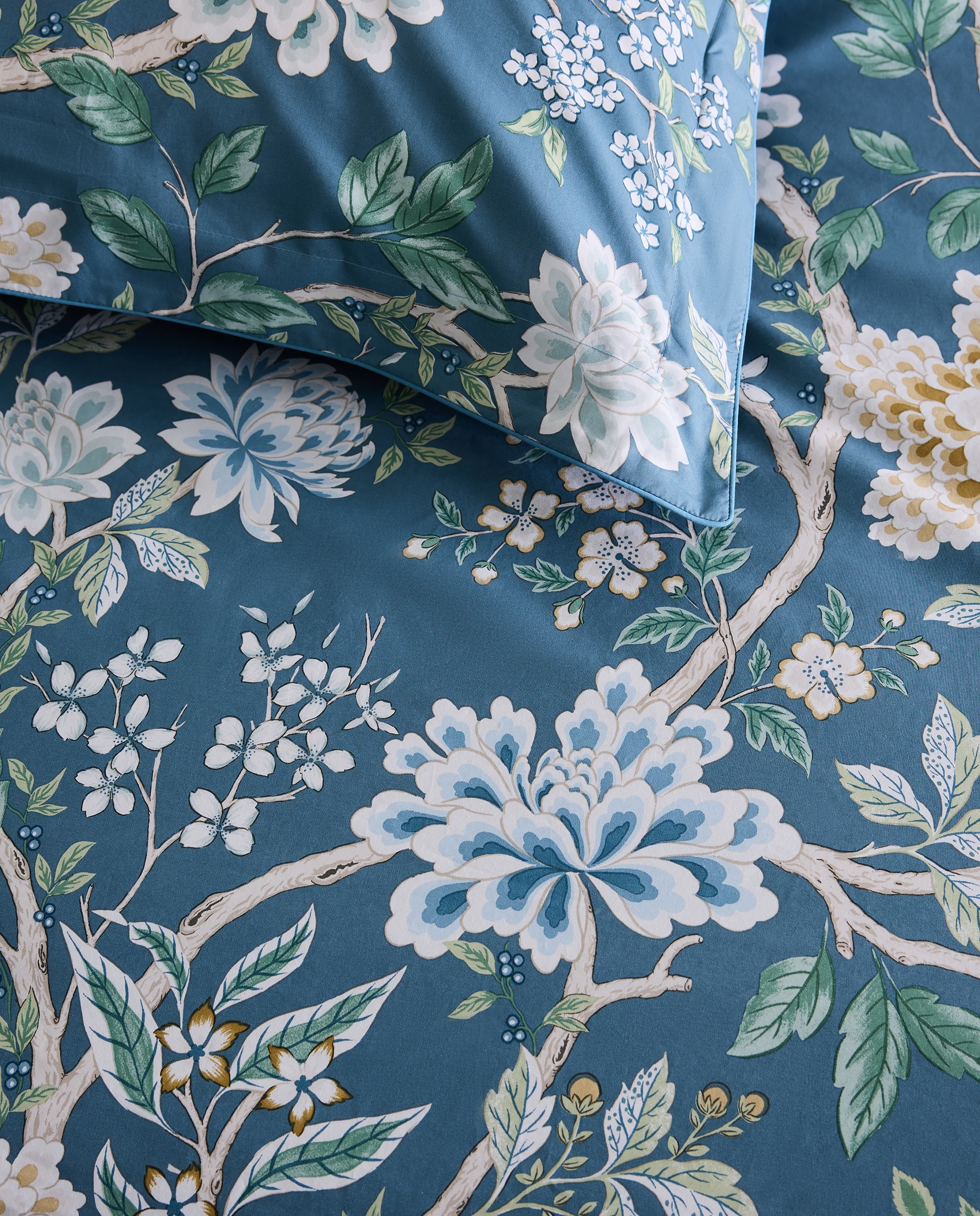 Funda de cuadrante algodón Eiren - Azul 60 x 60 cm Azul-3