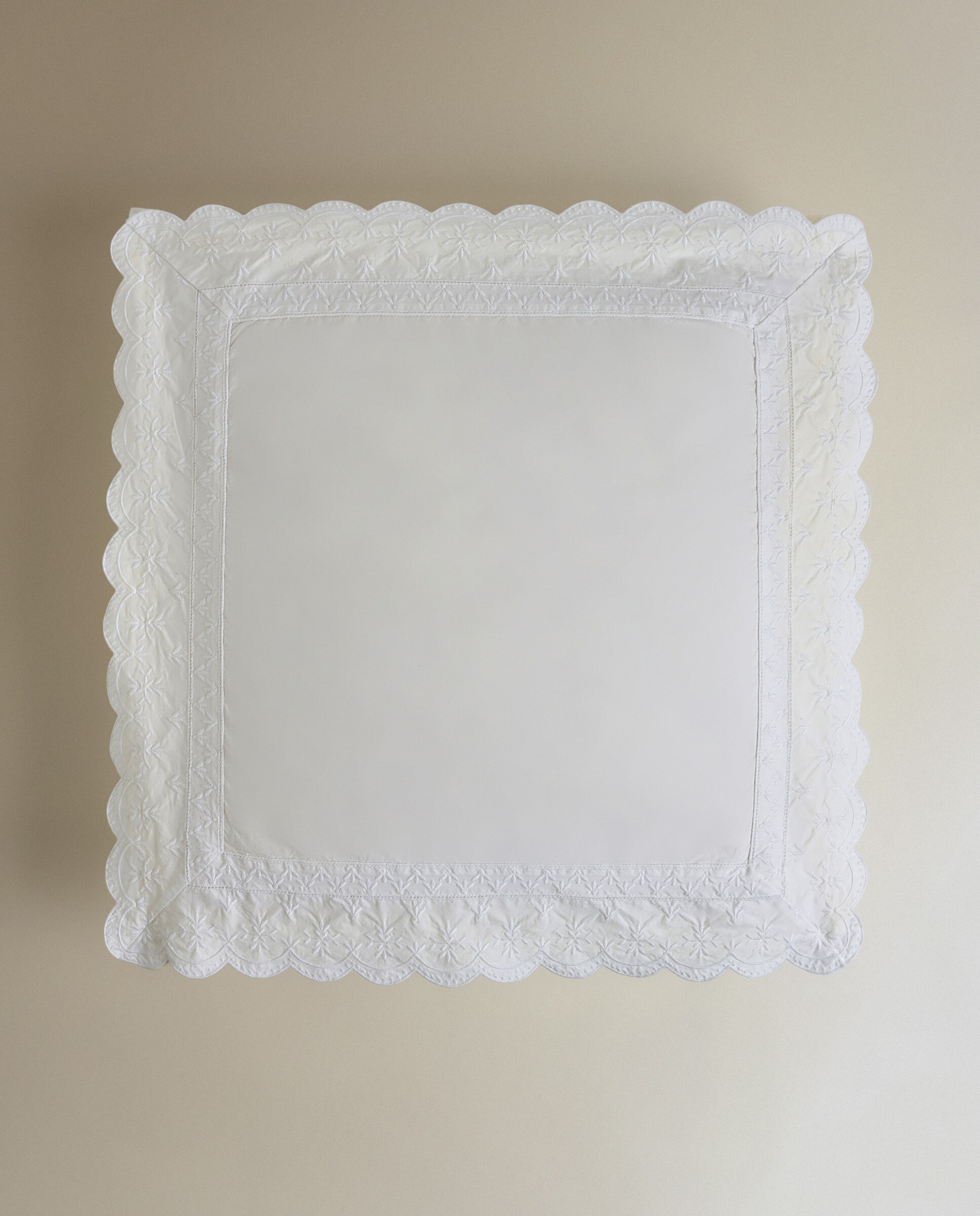 Capa de Almofada de Algodão Anaïs Branco-2