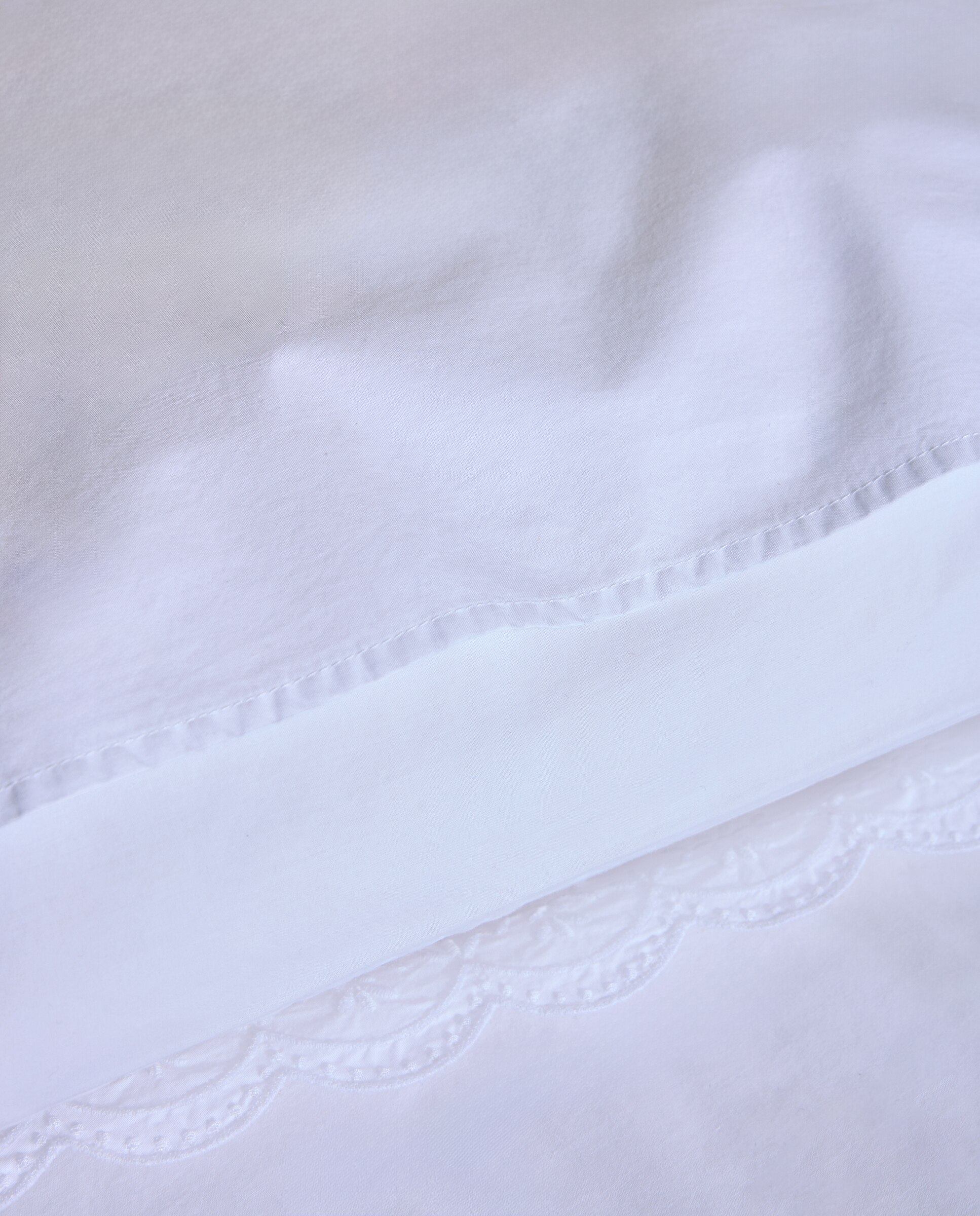 Capa de Almofada de Algodão Anaïs Branco-4