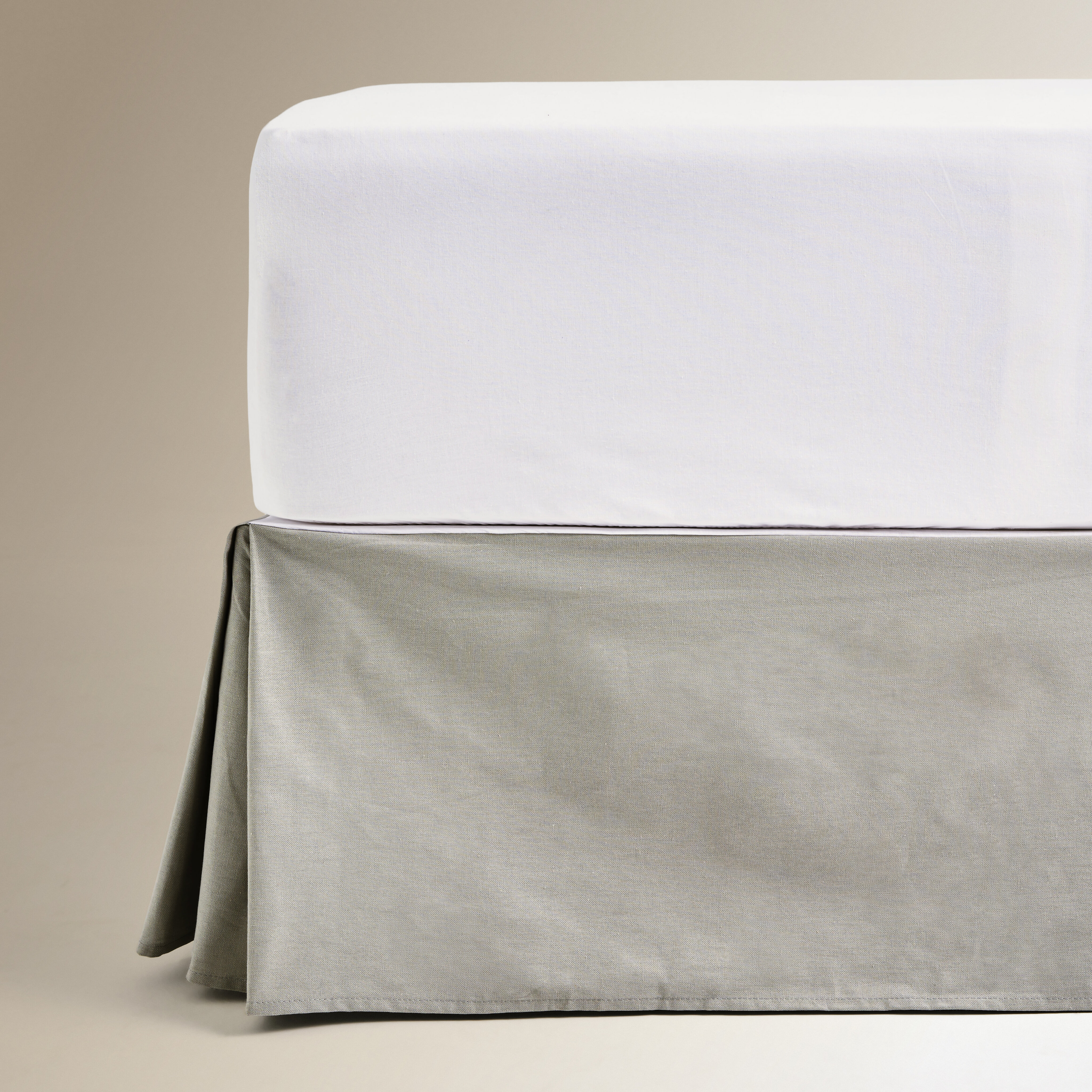 Cubrecanapé 35 cm Loneta Basic El Corte Inglés - Gris perla Cama 90 cm Gris perla-1