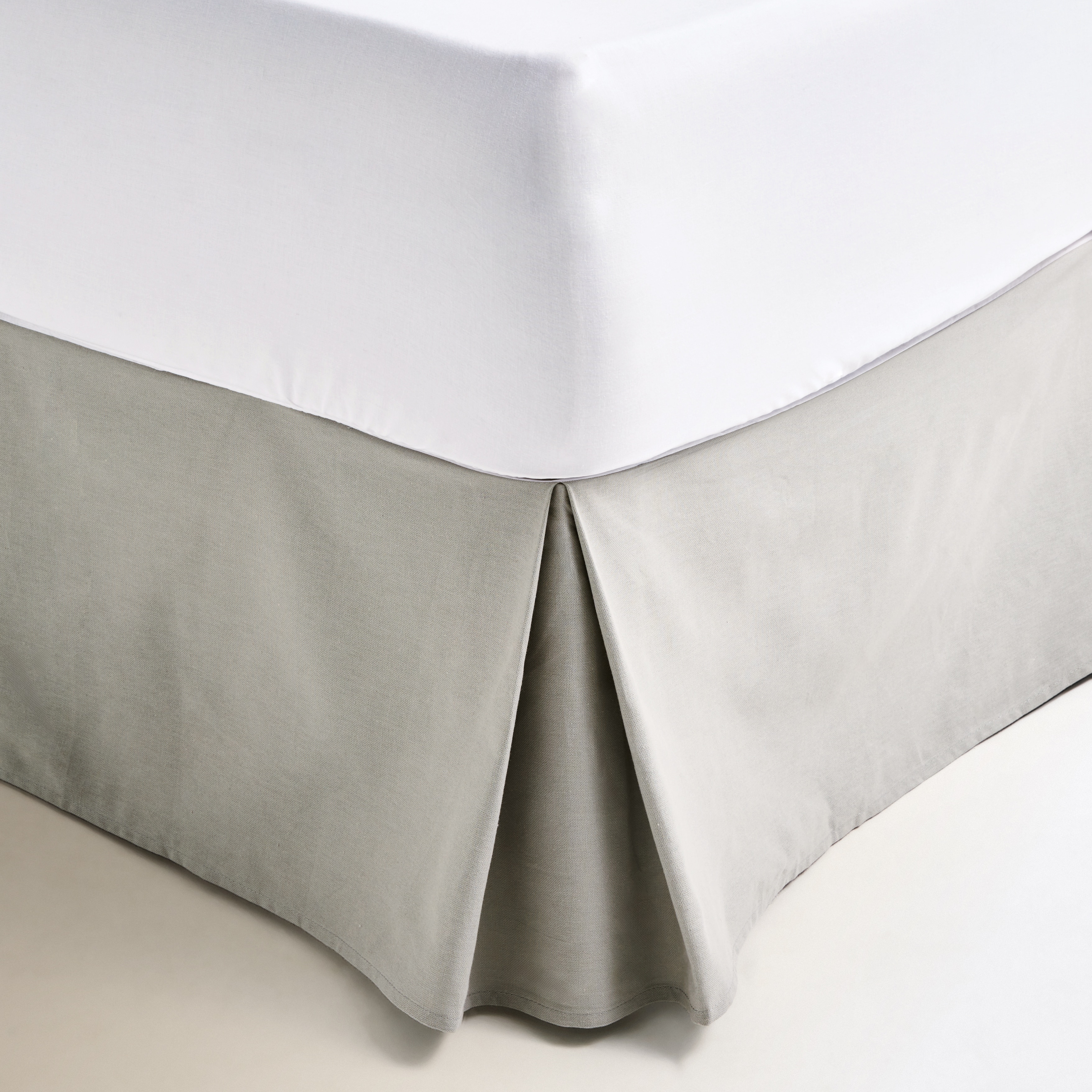 Cubrecanapé 35 cm Loneta Basic El Corte Inglés - Gris perla Cama 90 cm Gris perla-2