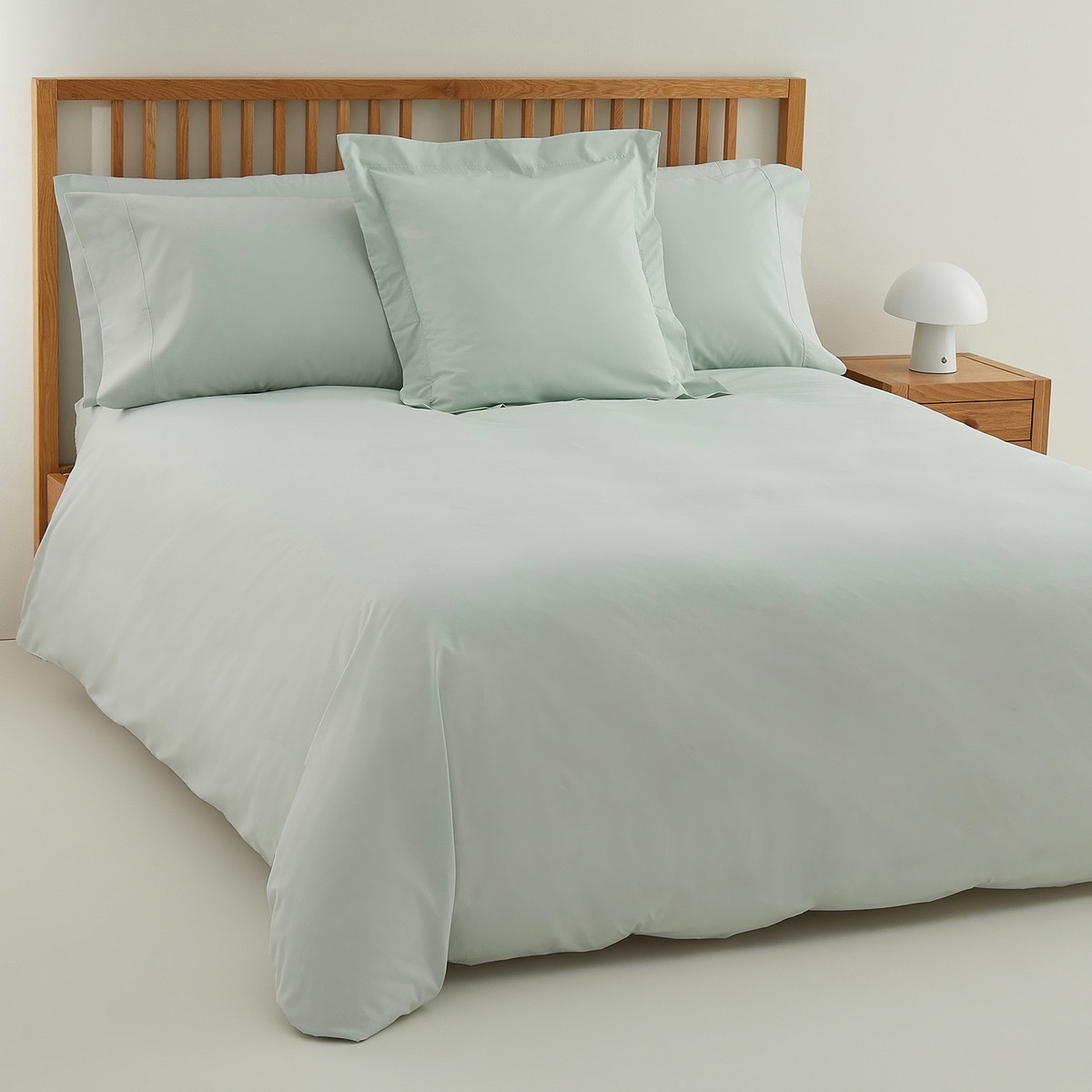 Funda nórdica Polialgodón Percal 180 hilos El Corte Inglés - Verde Agua Cama 90 cm Verde Agua-1