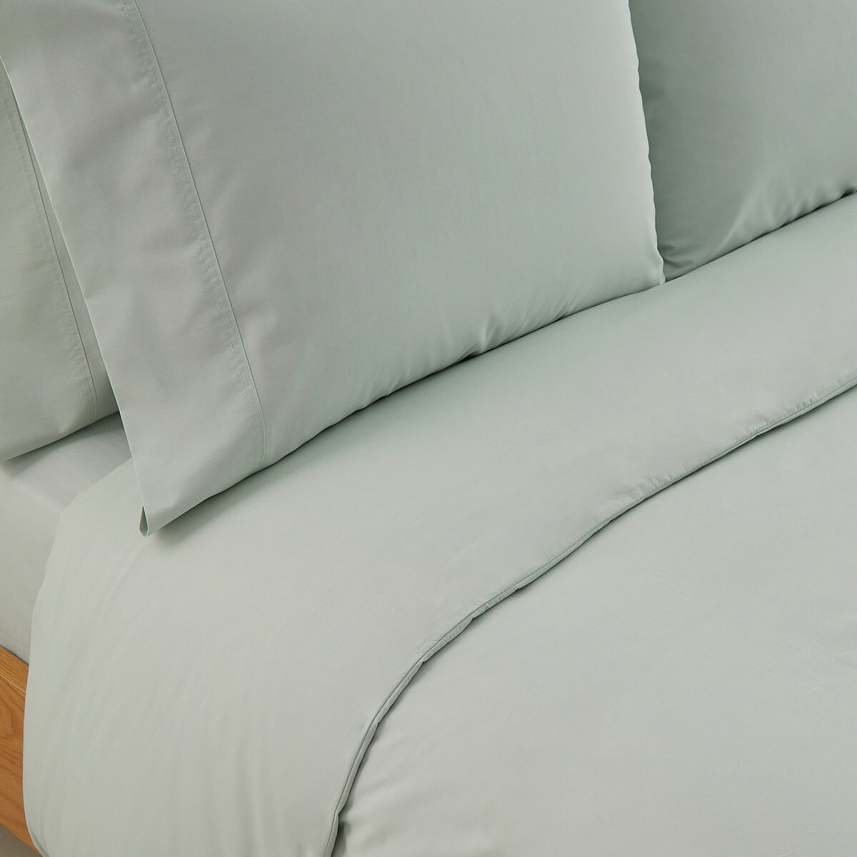 Funda nórdica Polialgodón Percal 180 hilos El Corte Inglés - Verde Agua Cama 90 cm Verde Agua-2