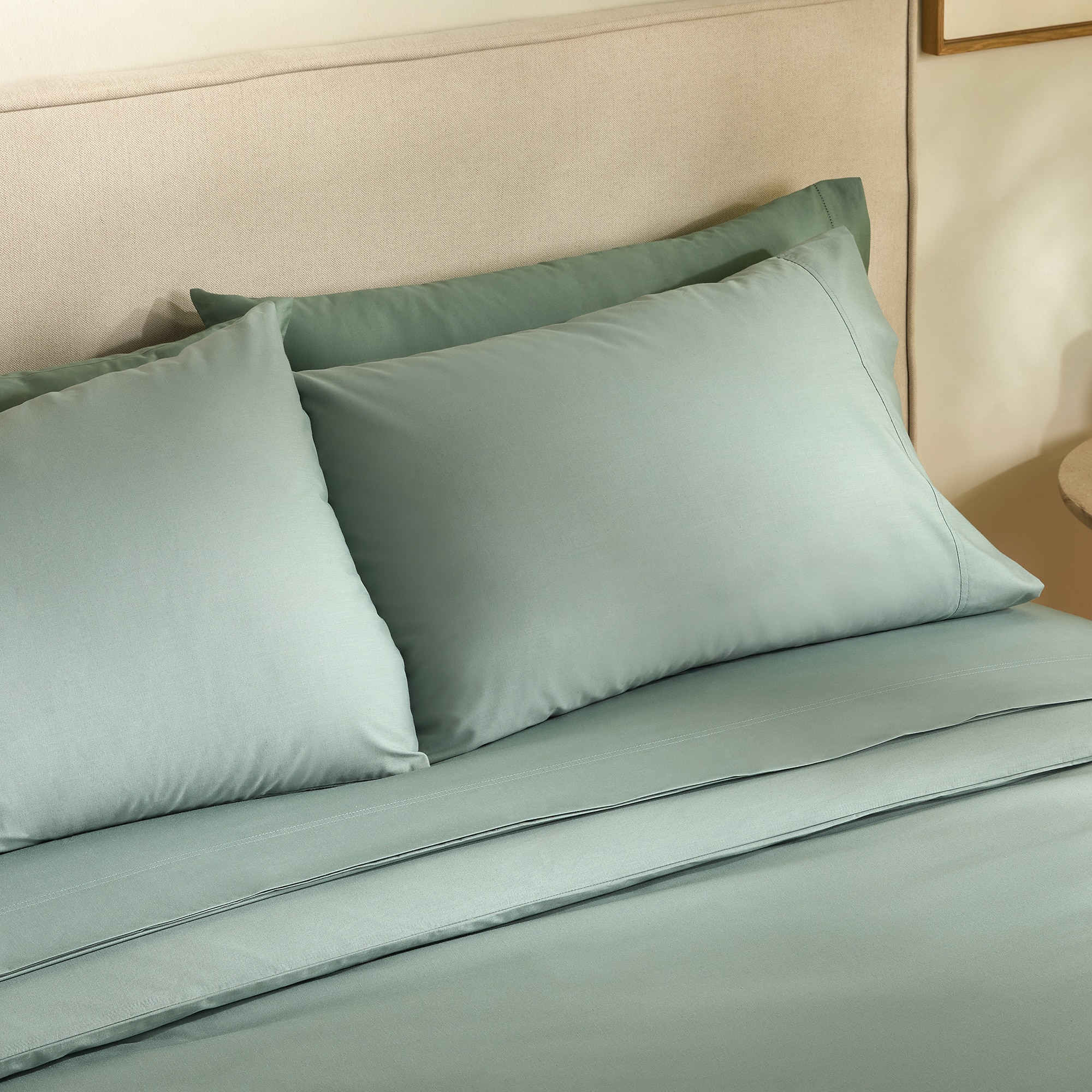 Funda nórdica Polialgodón Percal 180 hilos El Corte Inglés - Verde Cama 90 cm Verde-7