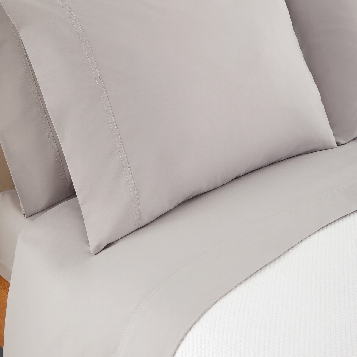 Sábana encimera Polialgodón Percal 180 hilos El Corte Inglés - Perla Cama 180 cm Perla-2