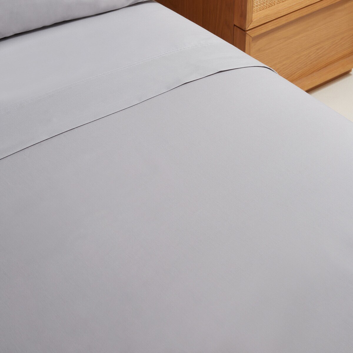 Sábana encimera Polialgodón Percal 180 hilos El Corte Inglés - Perla Cama 180 cm Perla-3