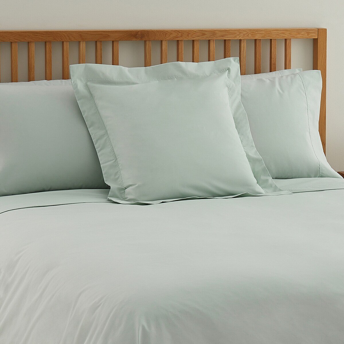 Sábana encimera Polialgodón Percal 180 hilos El Corte Inglés - Verde Agua Cama 180 cm Verde Agua-6