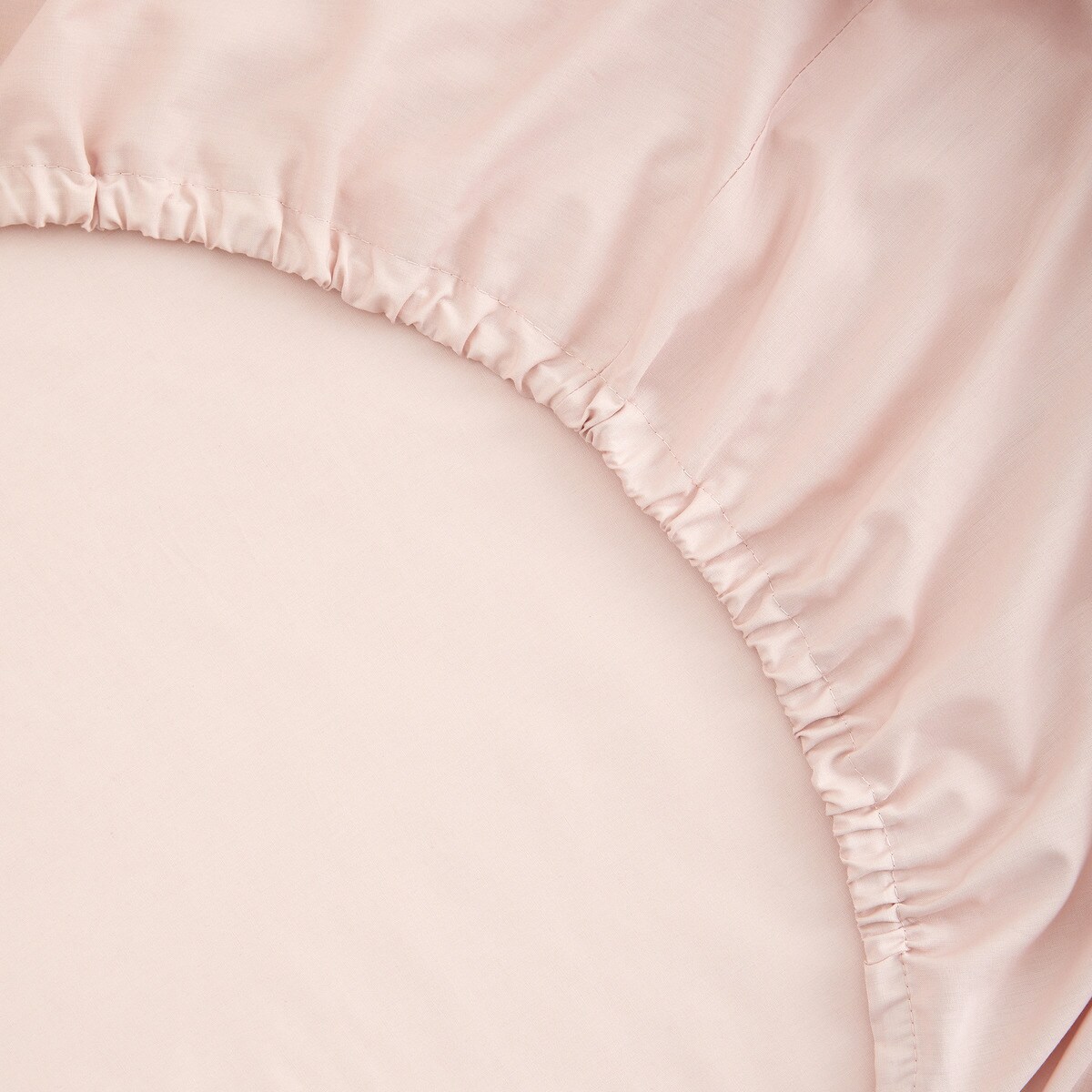 Sábana bajera ajustable Polialgodón Percal 180 hilos El Corte Inglés - Rosa Cama 135 cm Rosa-2