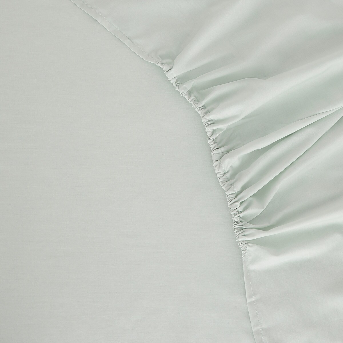 Sábana bajera ajustable Polialgodón Percal 180 hilos El Corte Inglés - Verde Agua Cama 90 cm Verde Agua-2