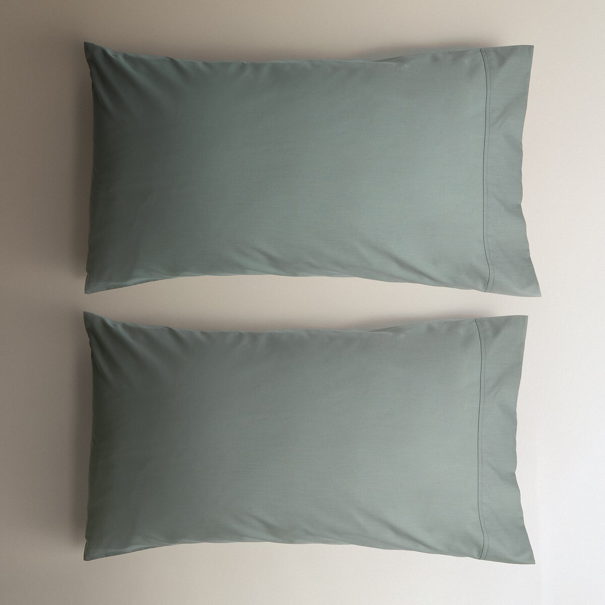 Fronha de Almofada Polialgodão Percal 180 Fios Verde-2