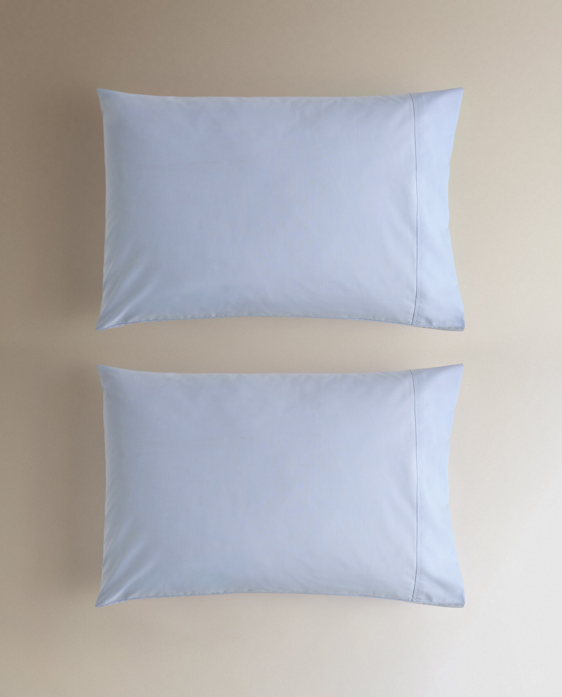 Funda de almohada Polialgodón Percal 180 hilos El Corte Inglés - Azul Cielo 45 x 155 cm Azul Cielo-2