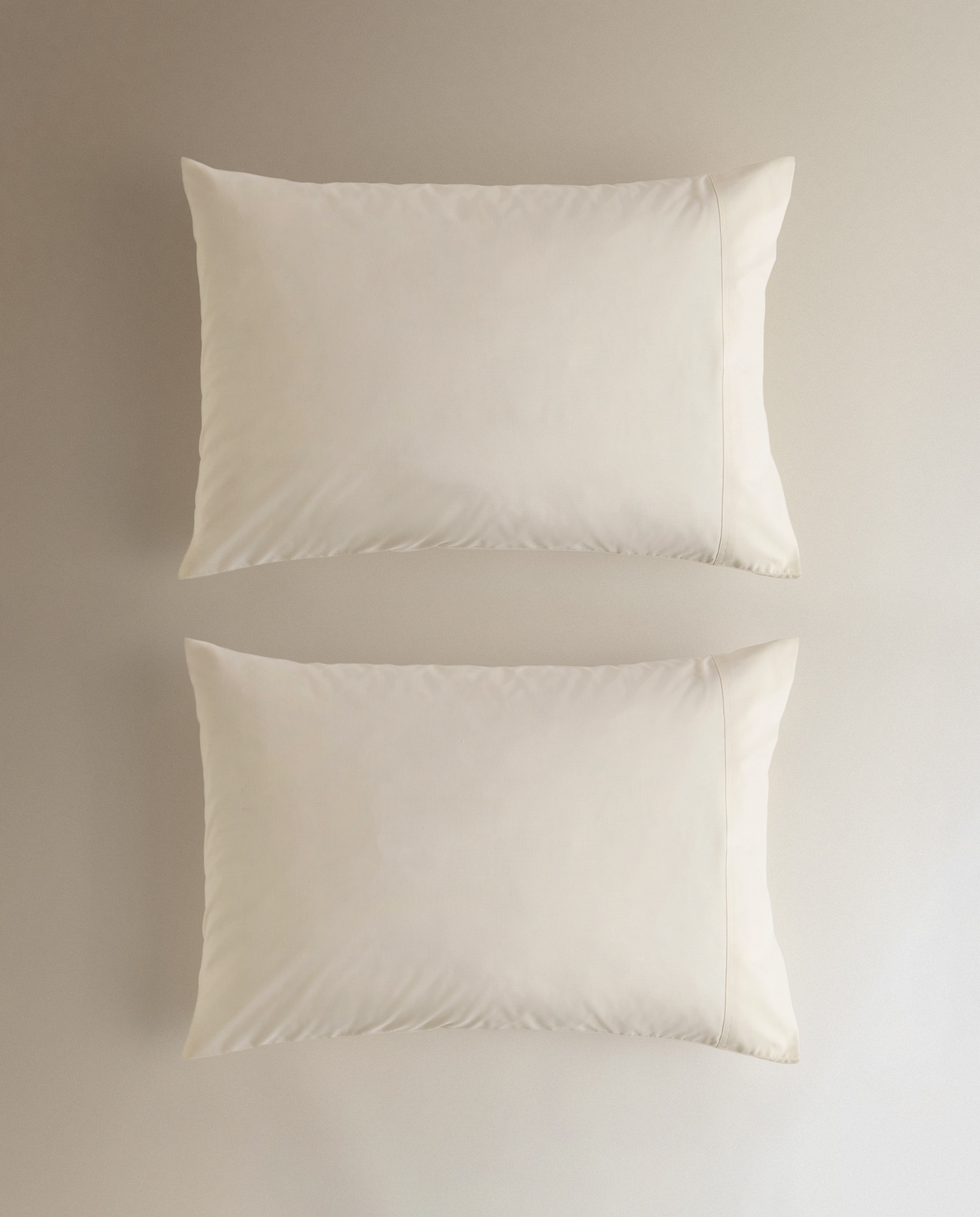 Funda de almohada Polialgodón Percal 180 hilos El Corte Inglés - Hueso 45 x 155 cm Hueso-2