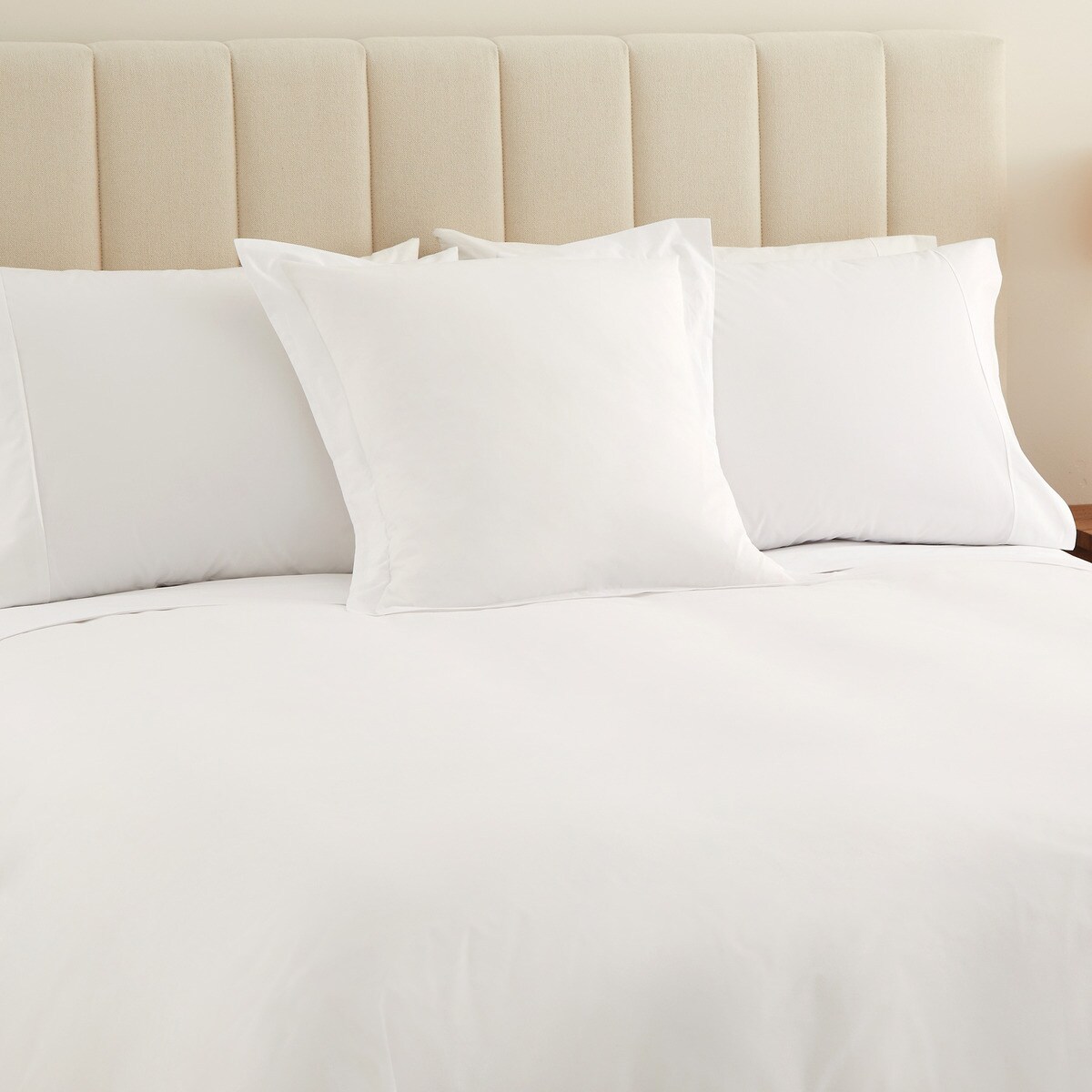 Funda nórdica Algodón Percal 200 hilos El Corte Inglés - Rosa Pétalo Cama 105 cm Blanco-6
