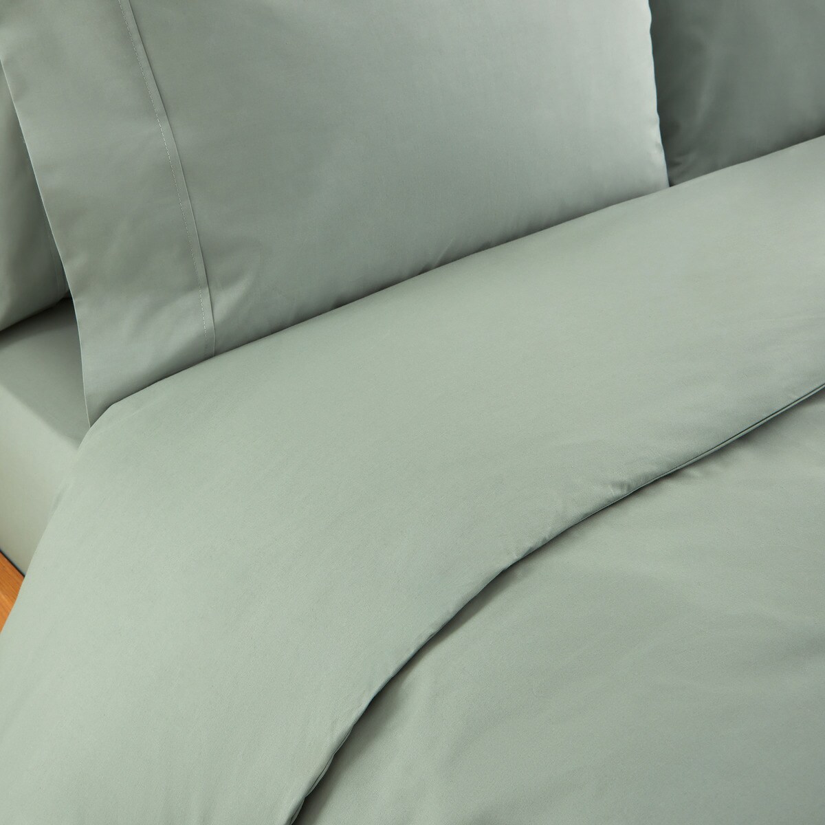 Funda nórdica Algodón Percal 200 hilos El Corte Inglés - Verde Cama 135 cm Verde-2