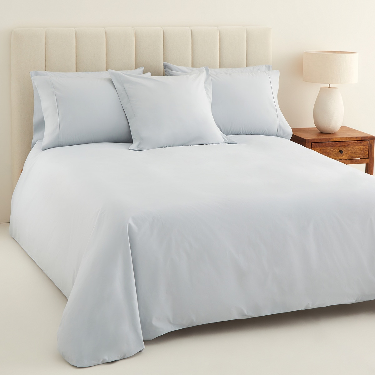 Funda nórdica Algodón Percal 200 hilos El Corte Inglés - Perla Cama 90 cm Perla-1